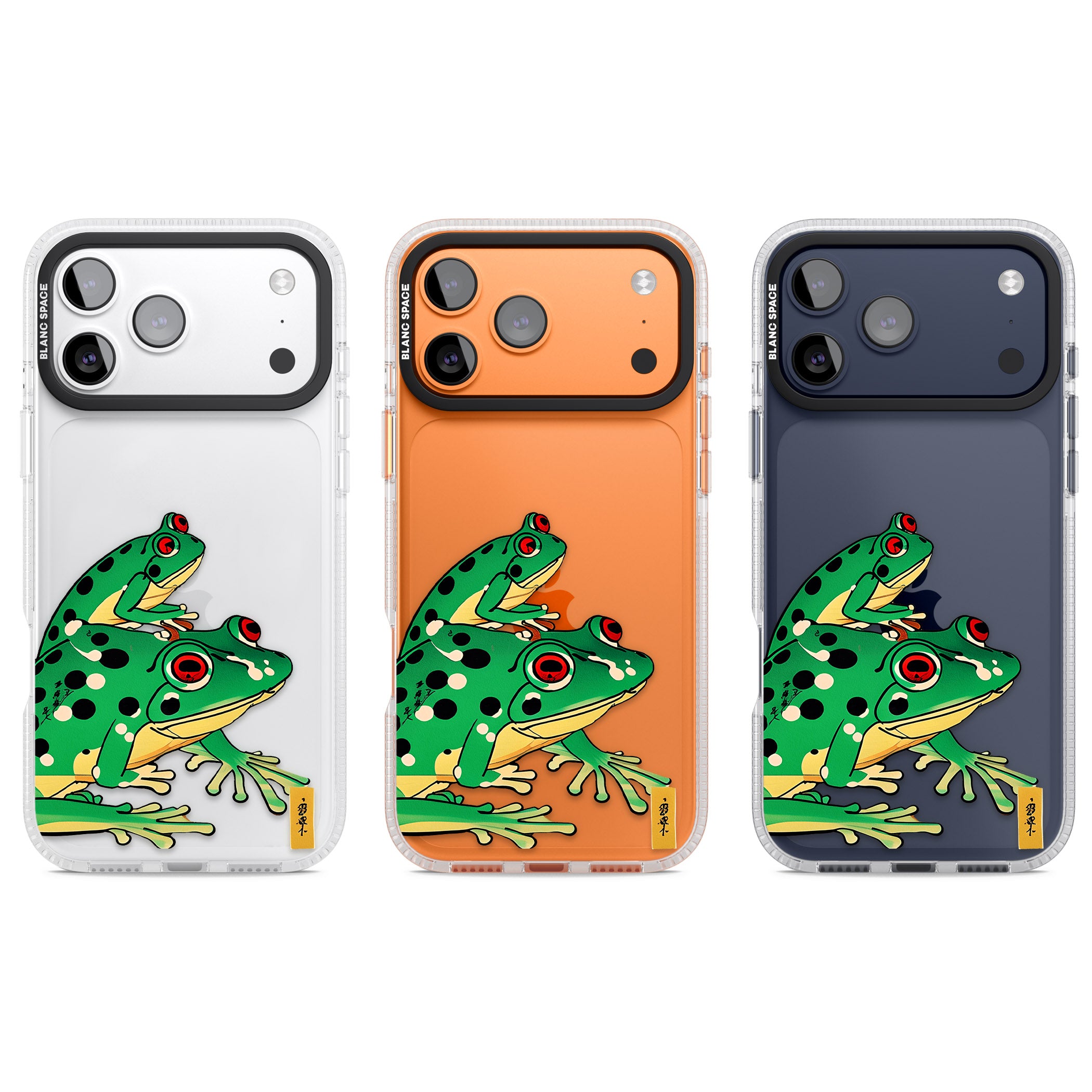 Matsumoto Hoji Frog Green iPhone 17 Pro Impact Air Clear Phone Case APT Impact Protection