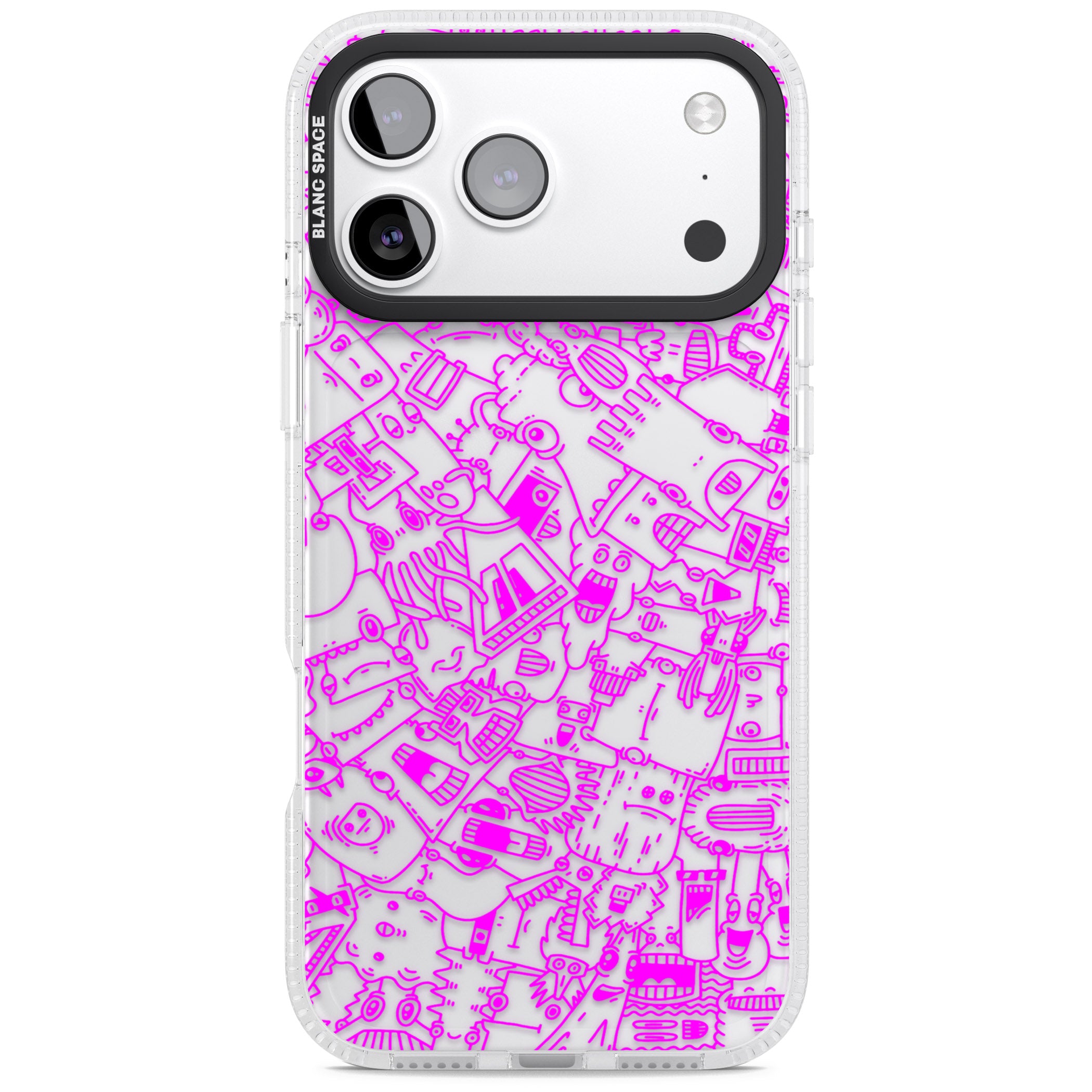 Pink Pals iPhone 17 Pro Impact Air Clear Phone Case