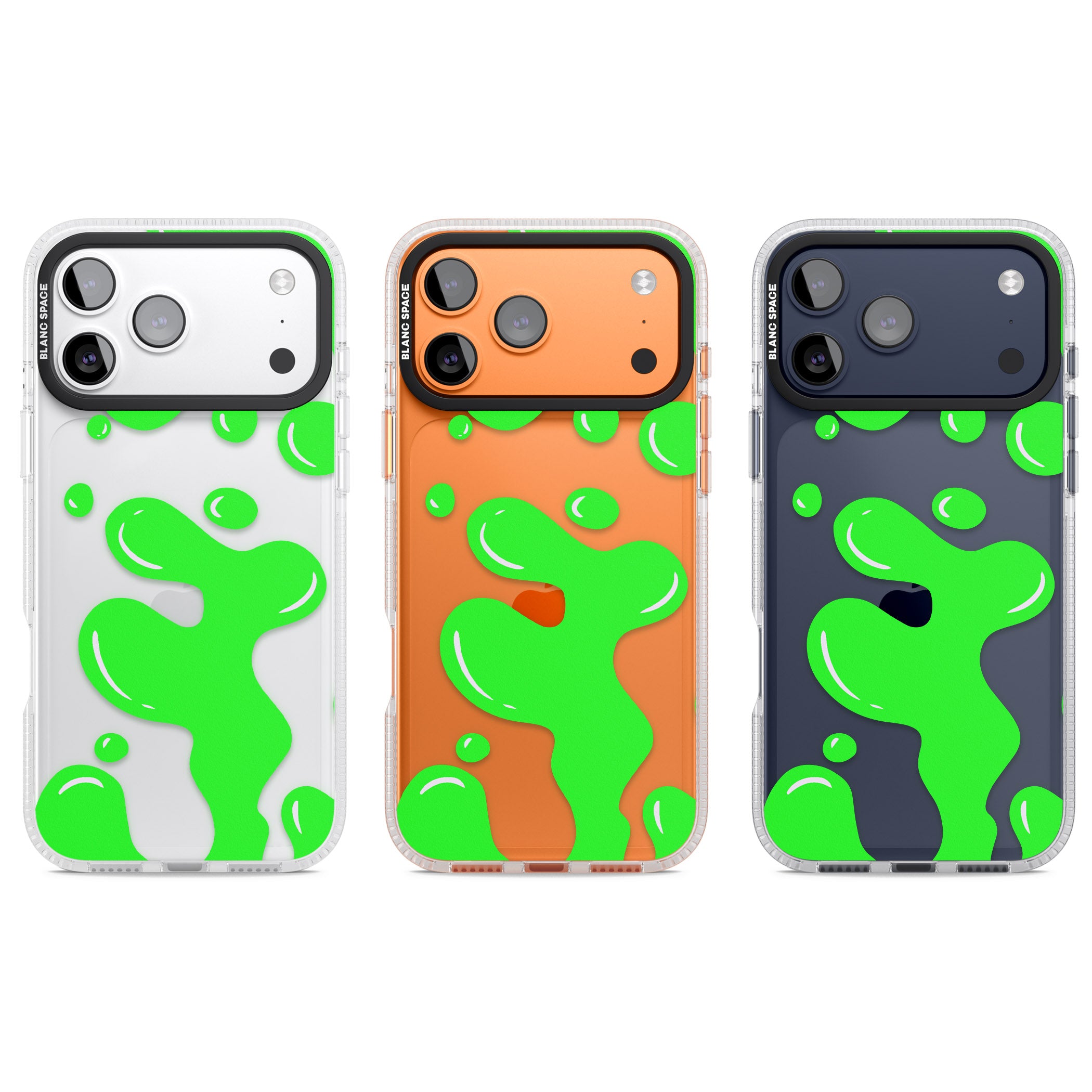 Green Lava Lamp iPhone 17 Pro Impact Air Clear Phone Case APT Impact Protection