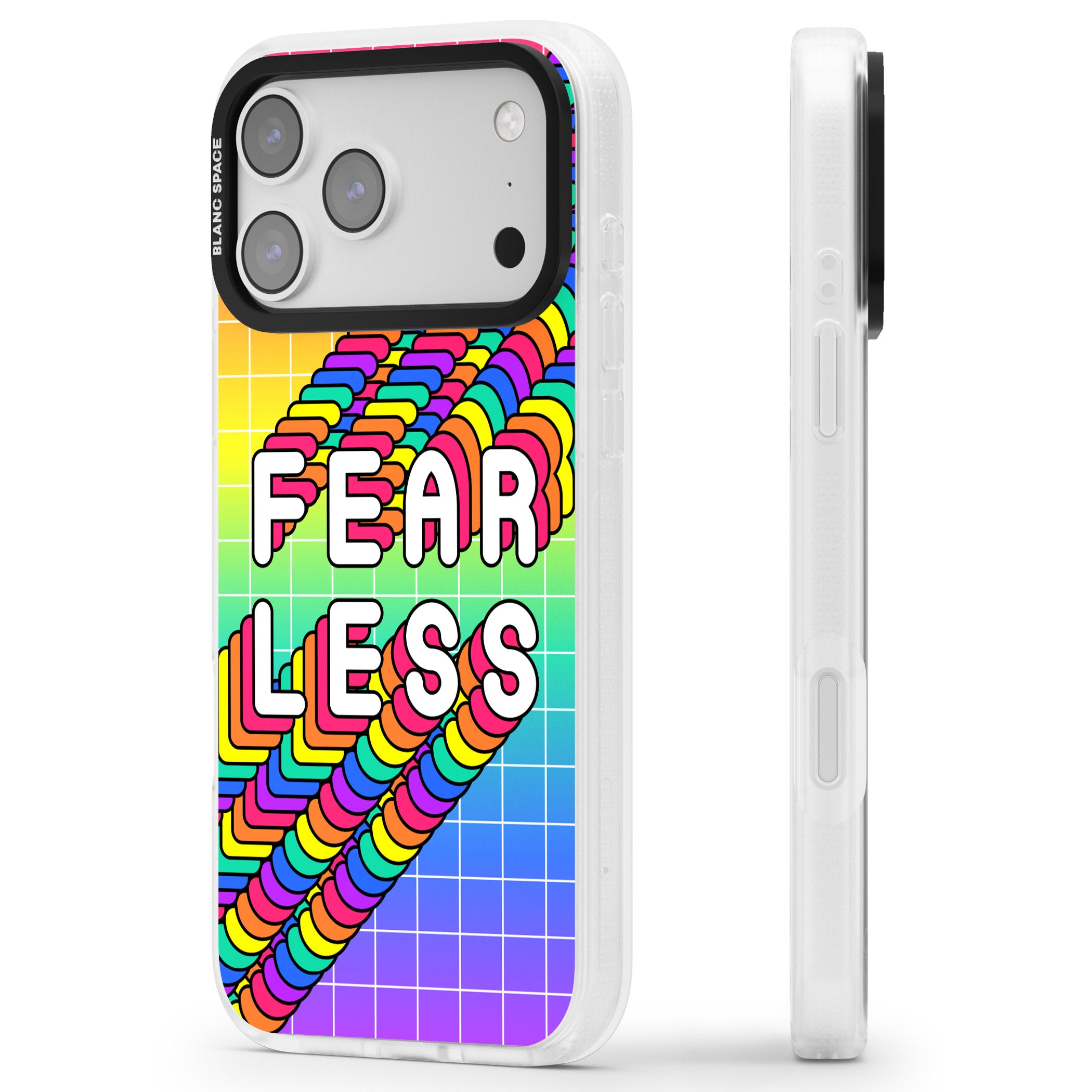 Fearless iPhone 17 Pro Impact Air Clear Phone Case Side Profile