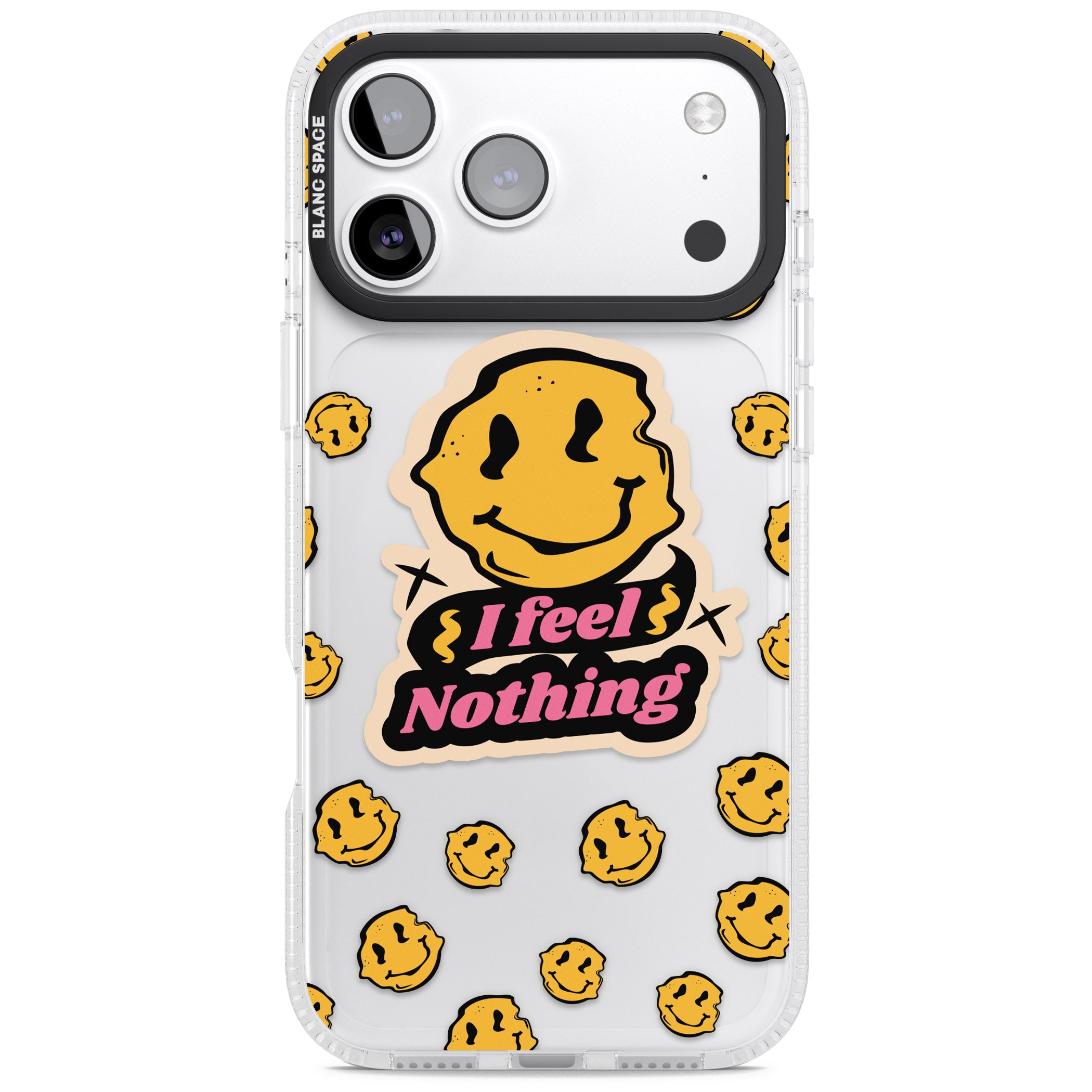 I Feel Nothing (Clear) iPhone 17 Pro Impact Air Clear Phone Case