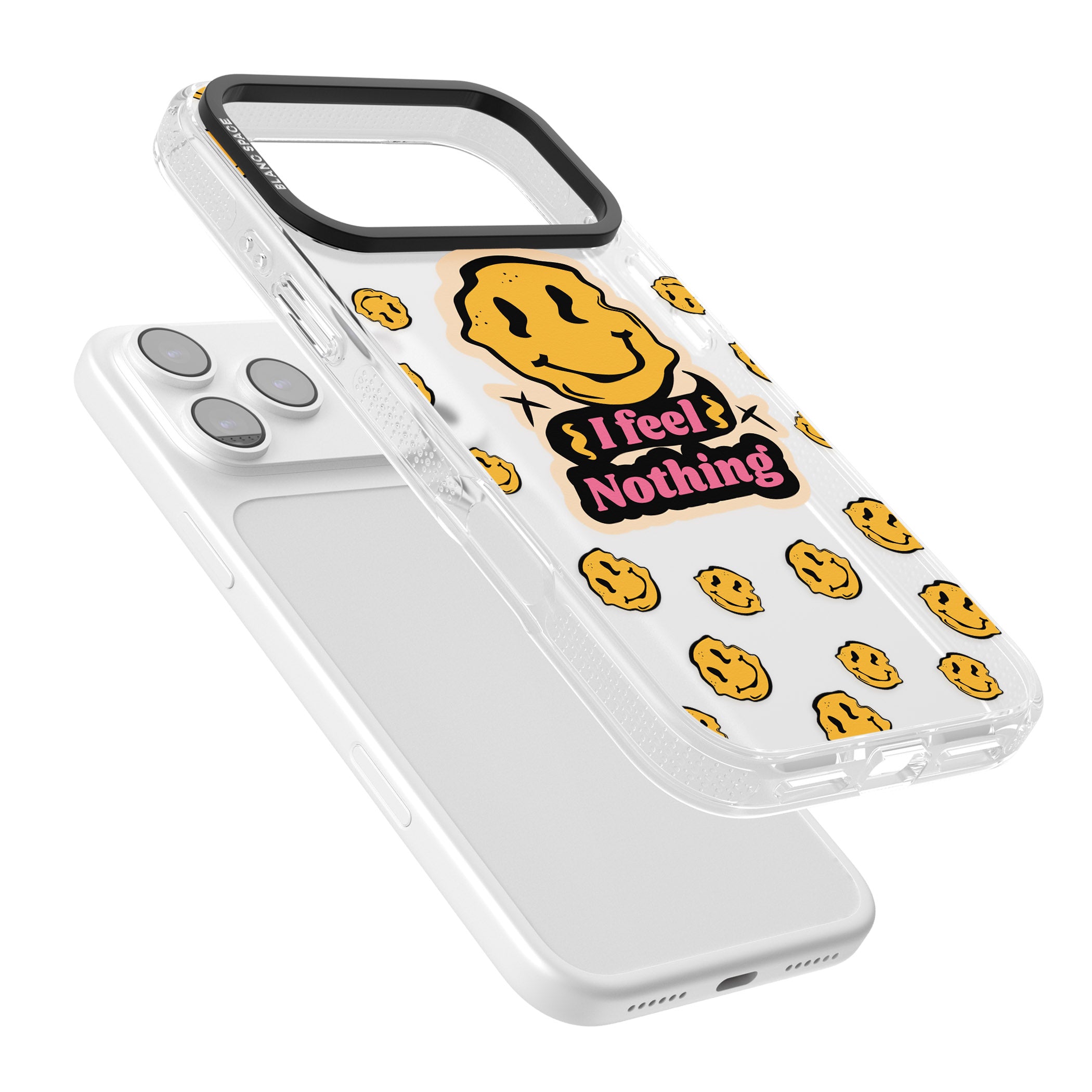 I Feel Nothing (Clear) iPhone 17 Pro Impact Air Clear Phone Case Colours