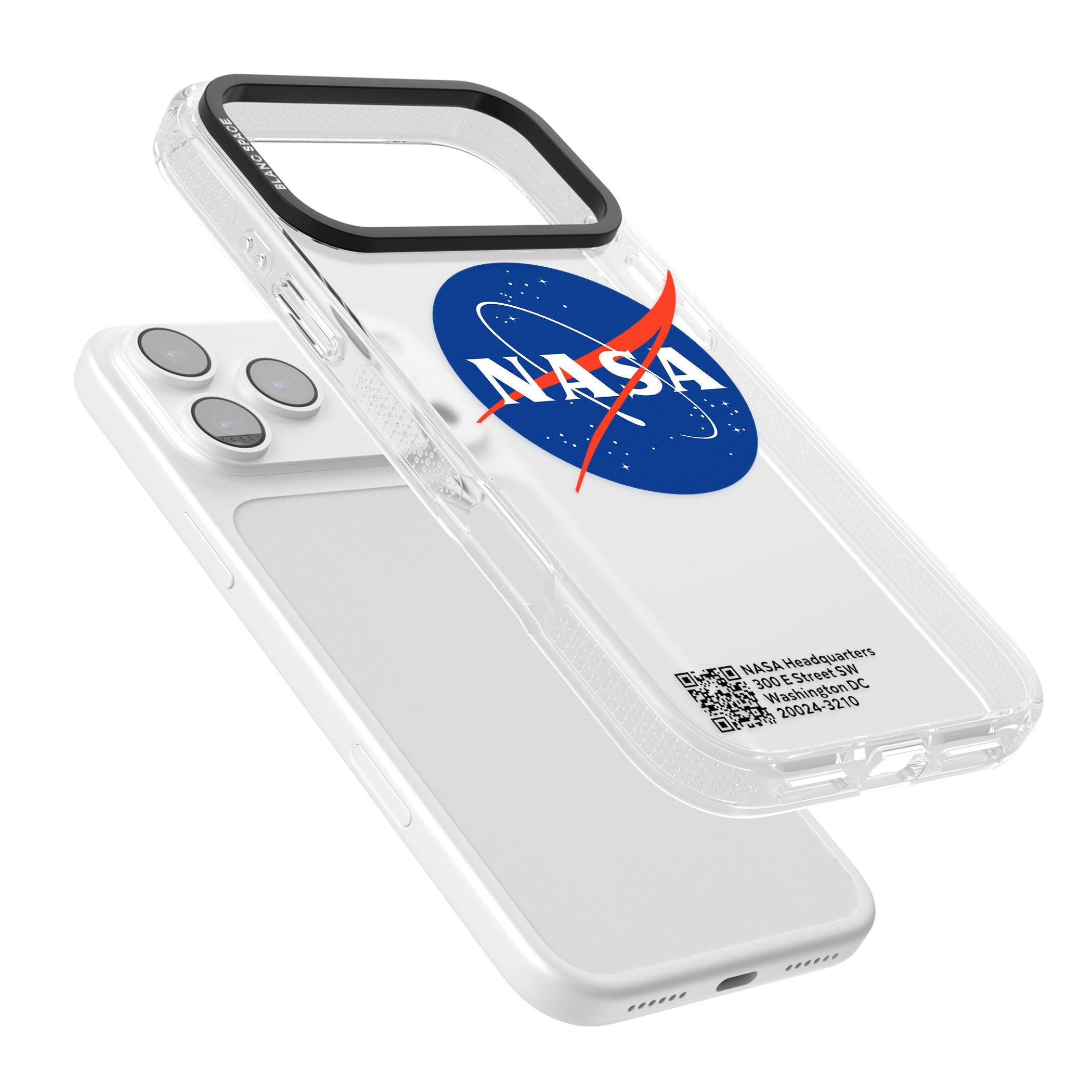 Nasa Meatball iPhone 17 Pro Impact Air Clear Phone Case Colours
