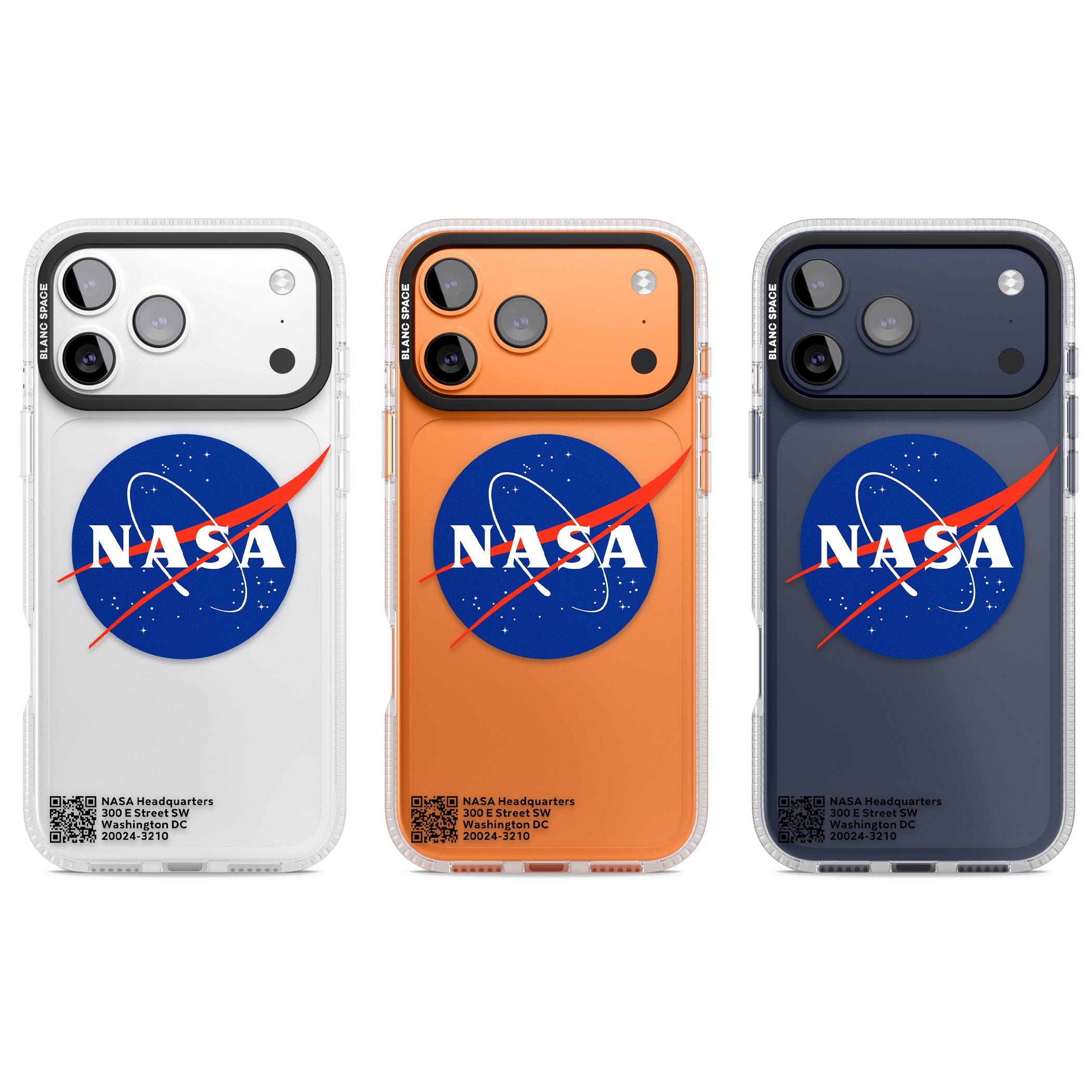 Nasa Meatball iPhone 17 Pro Impact Air Clear Phone Case APT Impact Protection