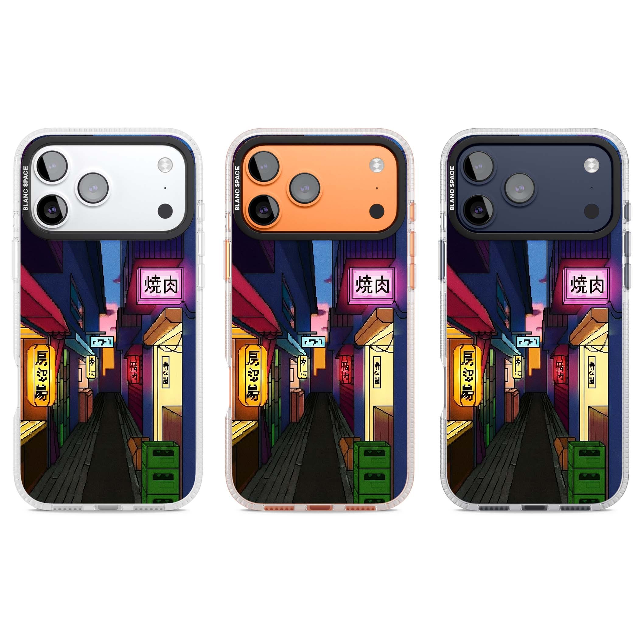 Nights In The Yokocho for him iPhone case | Clear Case Impact Air case for iPhone 17 Pro, iPhone 17 Pro Max