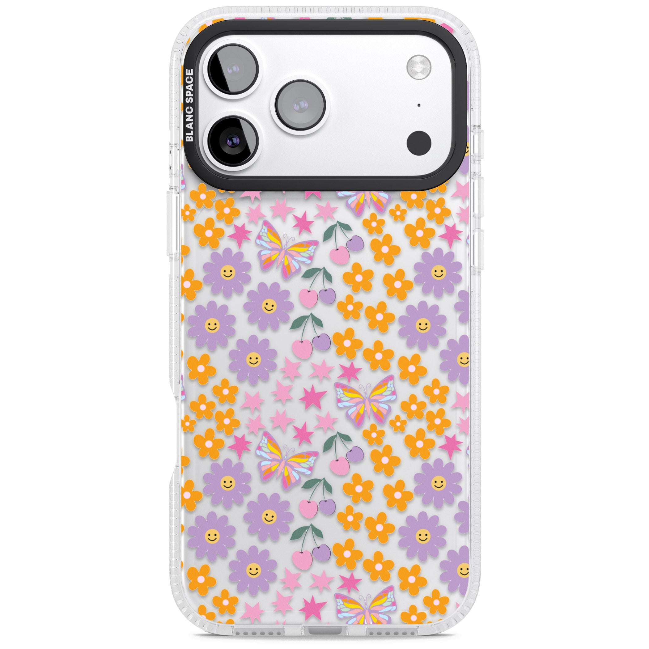 Botanical Bombardment iPhone 17 Pro Impact Air Clear Phone Case