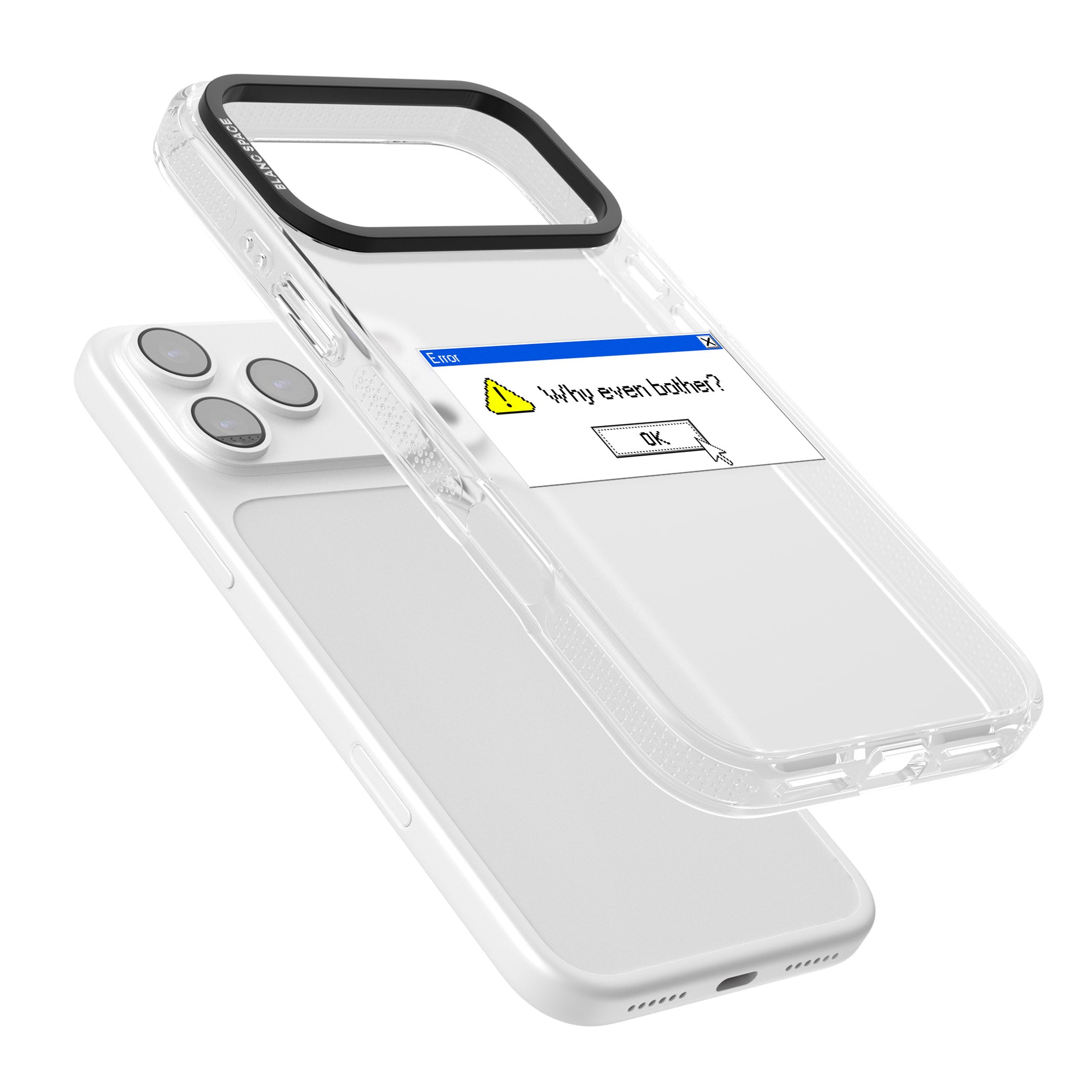 Why Even Bother Exe iPhone 17 Pro Impact Air Clear Phone Case Colours