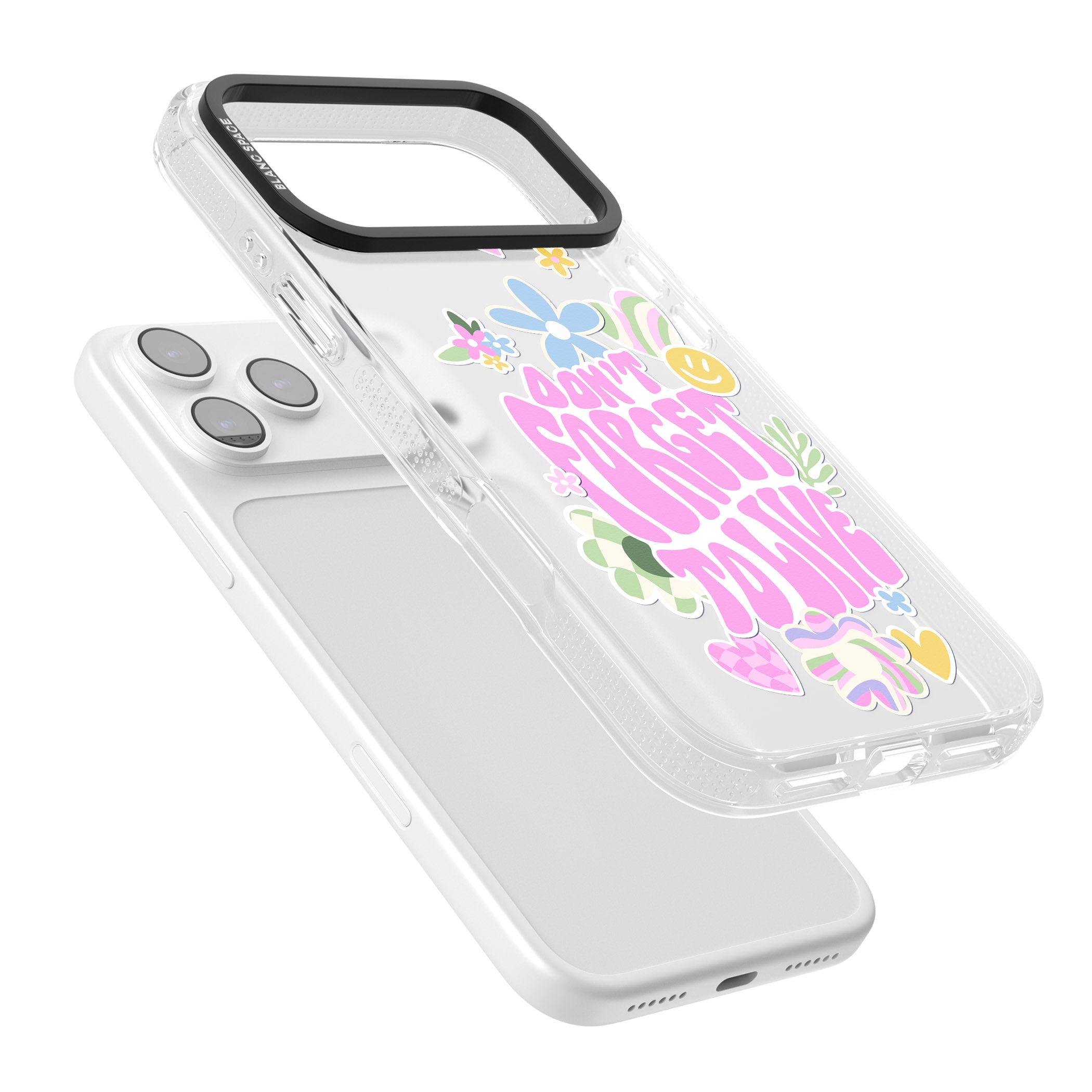 Don'T Forget To Live iPhone 17 Pro Impact Air Clear Phone Case Colours