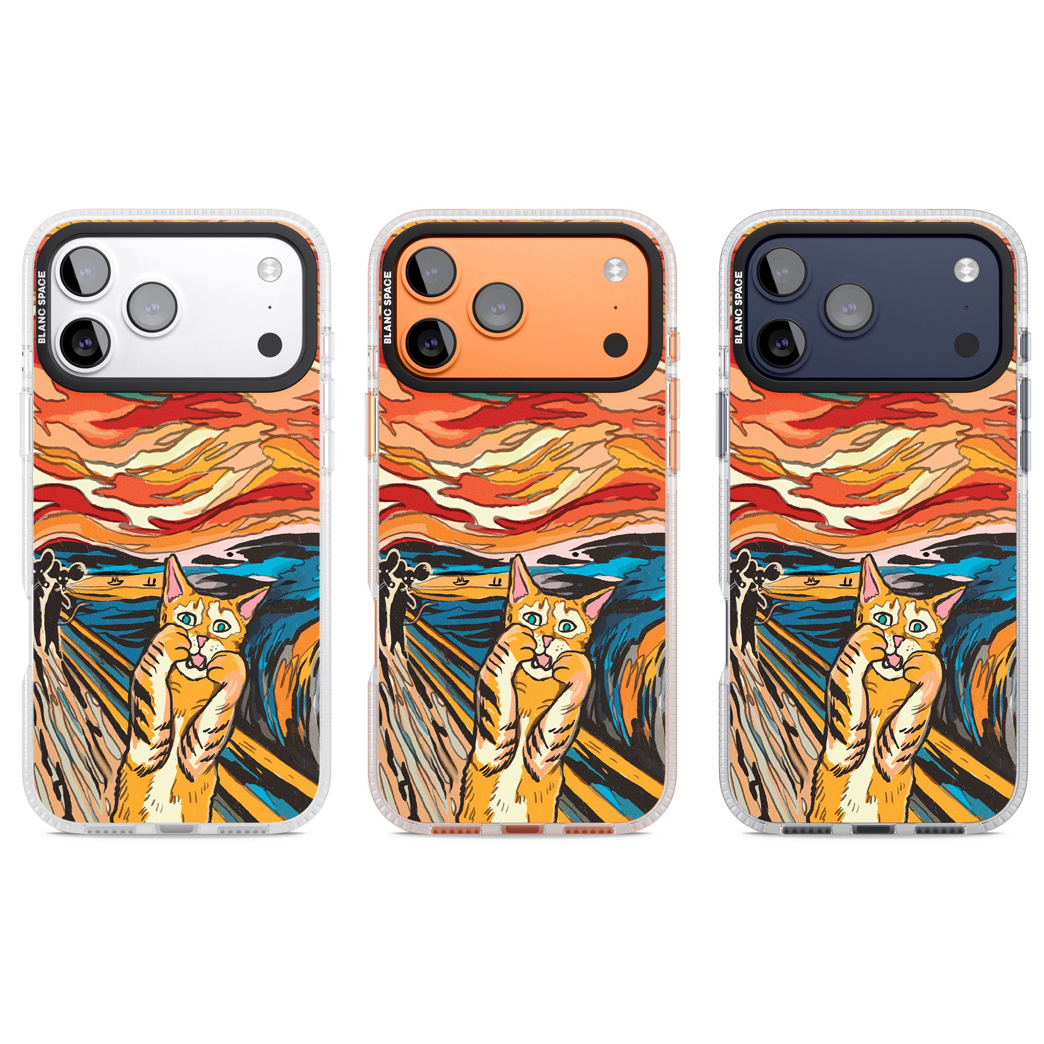 The Meow iPhone 17 Pro Impact Air Clear Phone Case APT Impact Protection