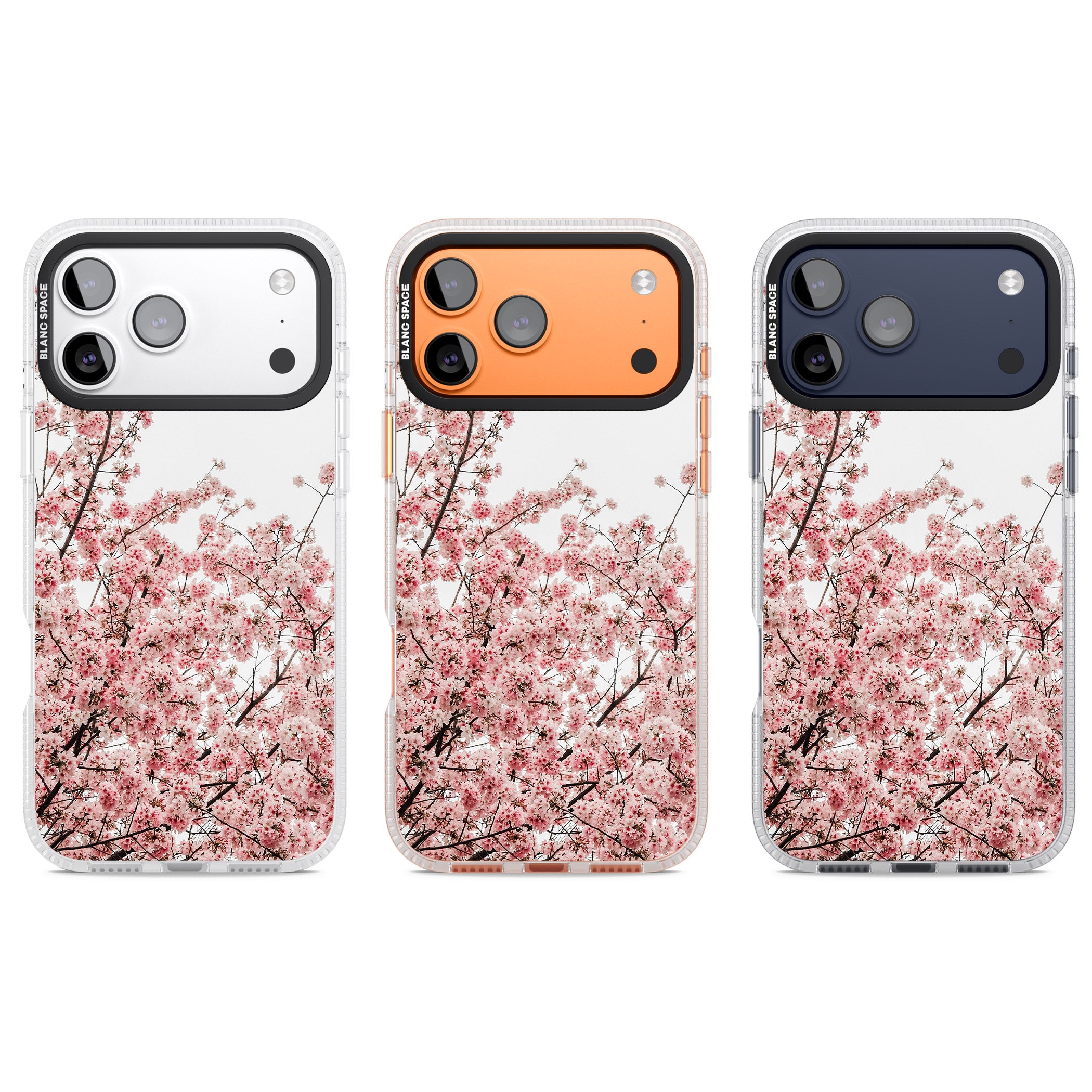 Cherry Blossom Bloom iPhone 17 Pro Impact Air Clear Phone Case APT Impact Protection