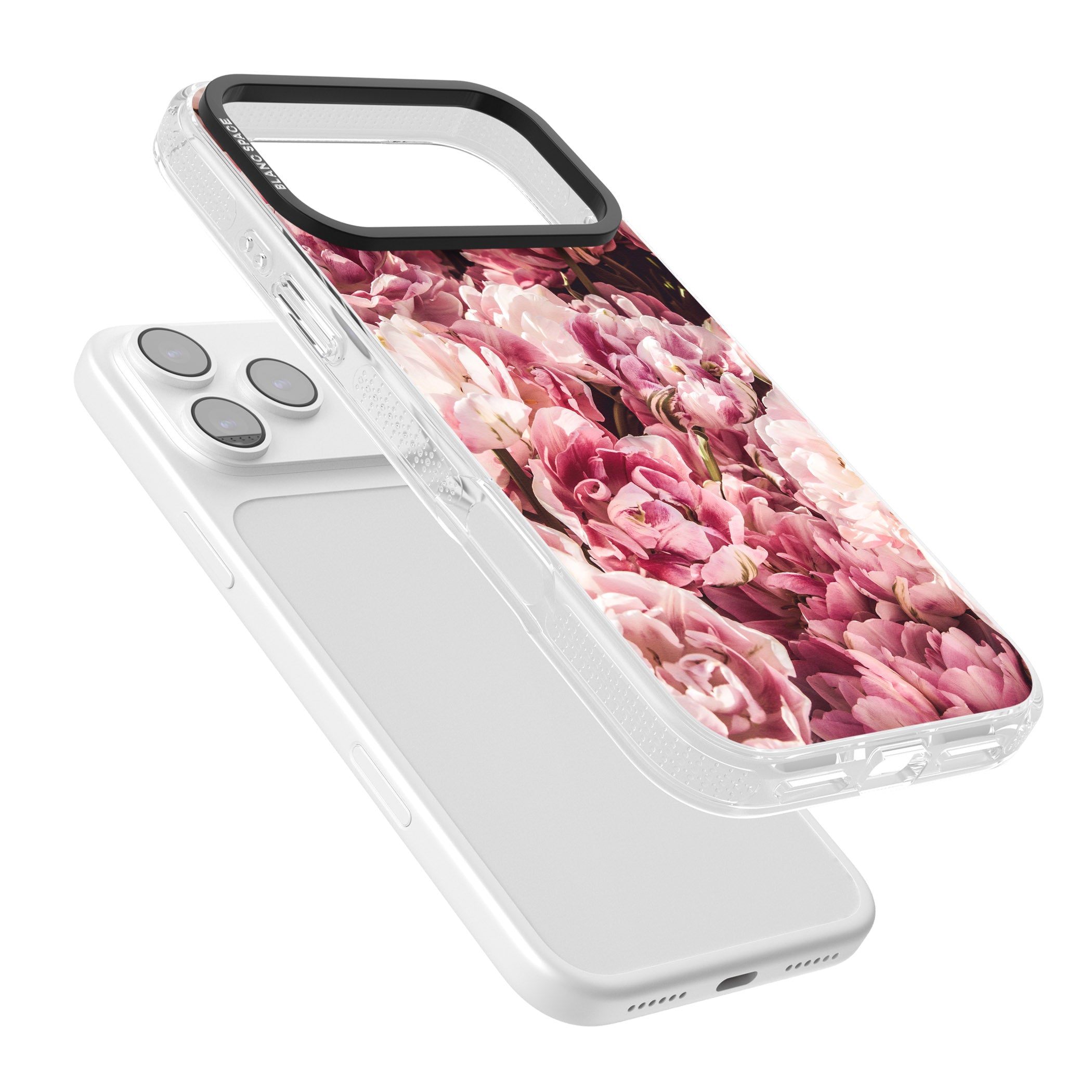 Petal Blush iPhone 17 Pro Impact Air Clear Phone Case Colours