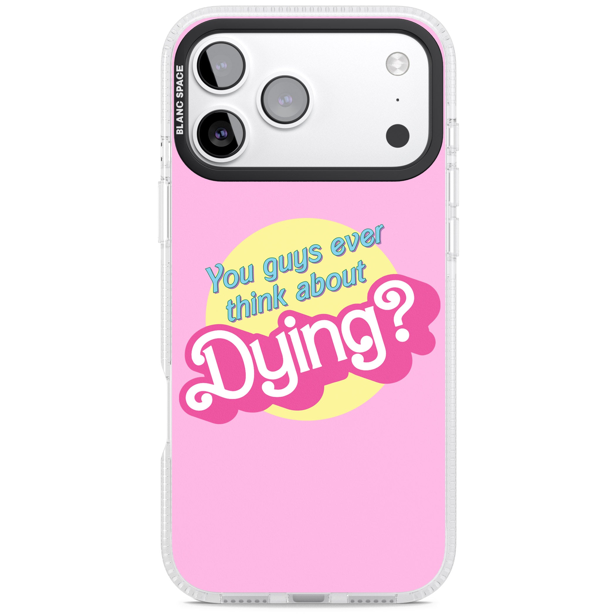 Ever Think About Dying? iPhone 17 Pro Impact Air Clear Phone Case