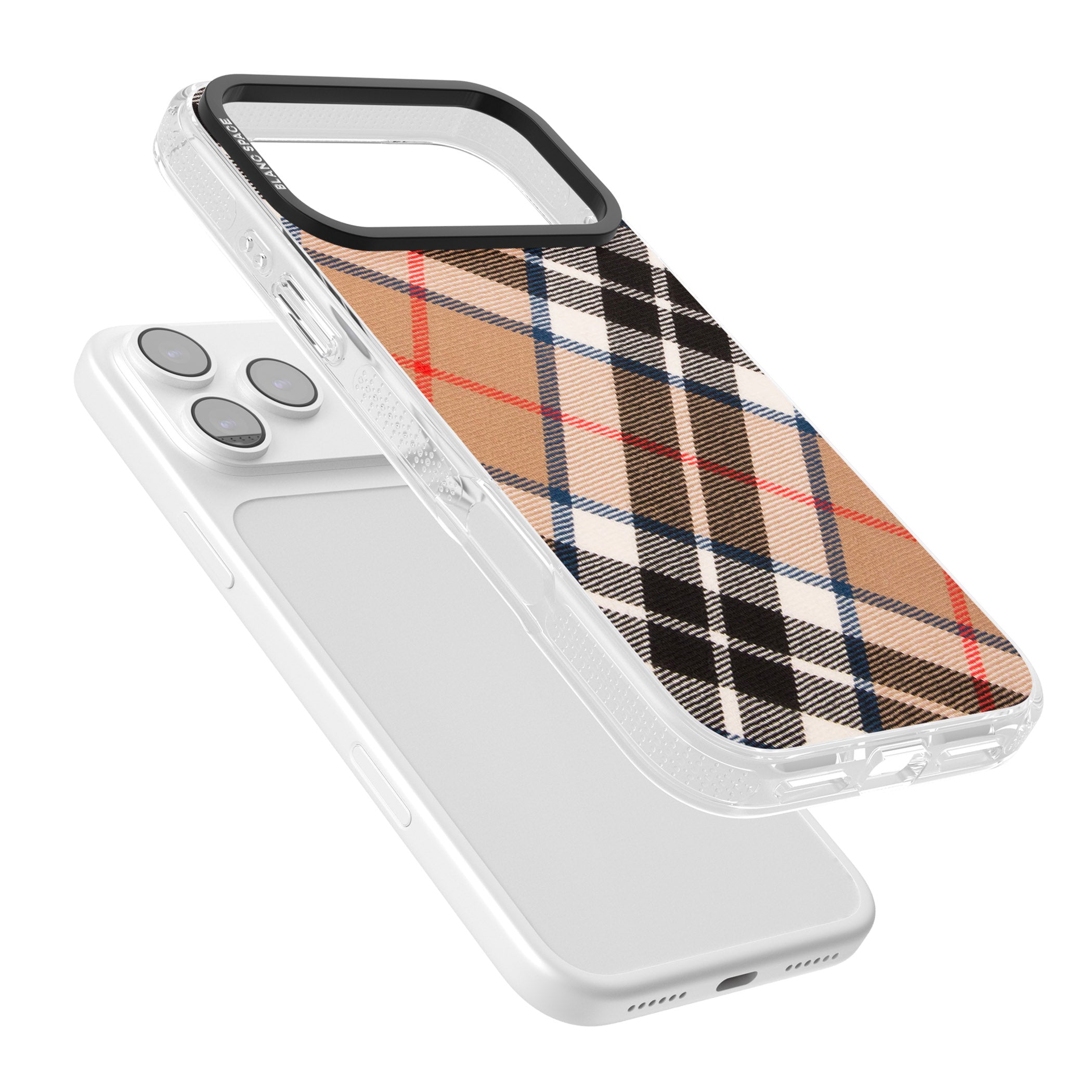 Haymarket Check iPhone 17 Pro Impact Air Clear Phone Case Colours