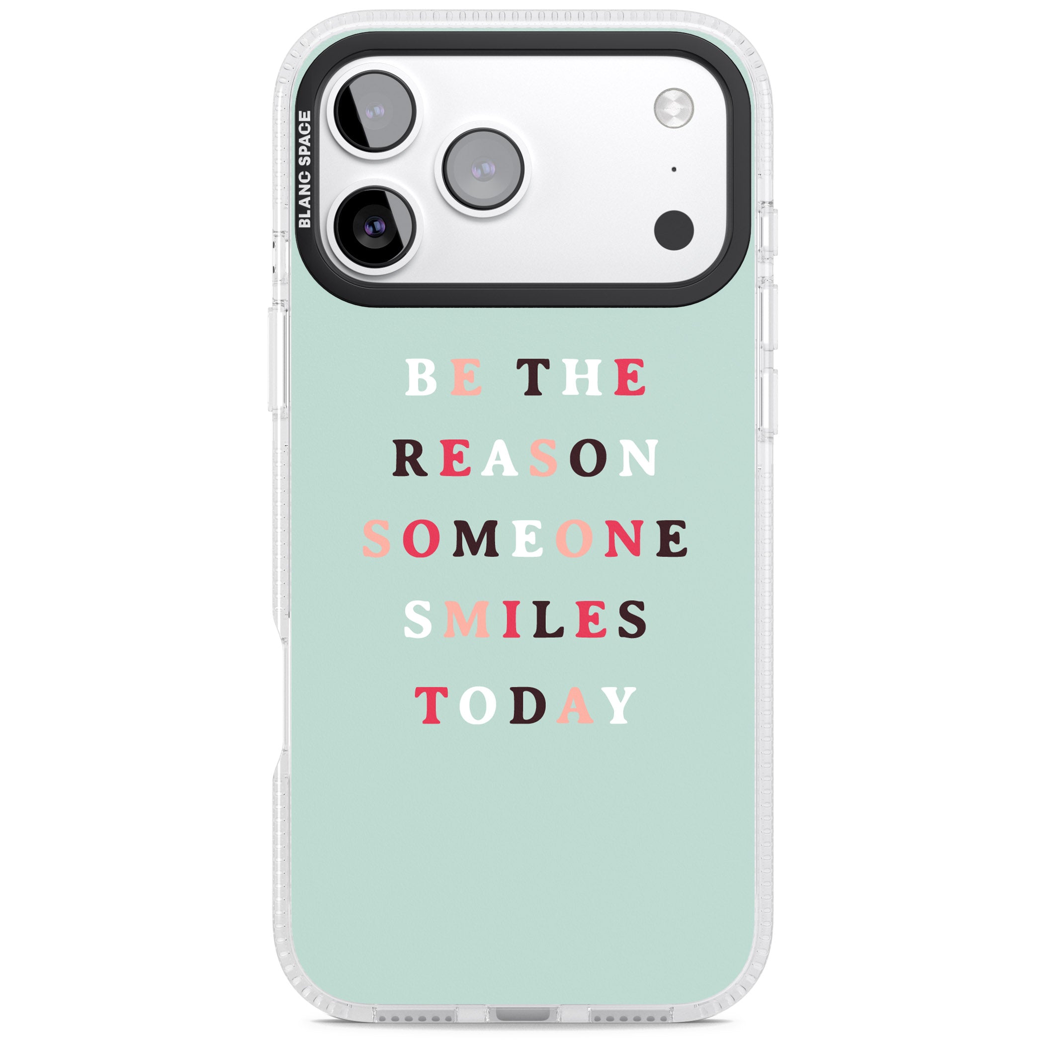 Be The Reason Quote iPhone 17 Pro Impact Air Clear Phone Case