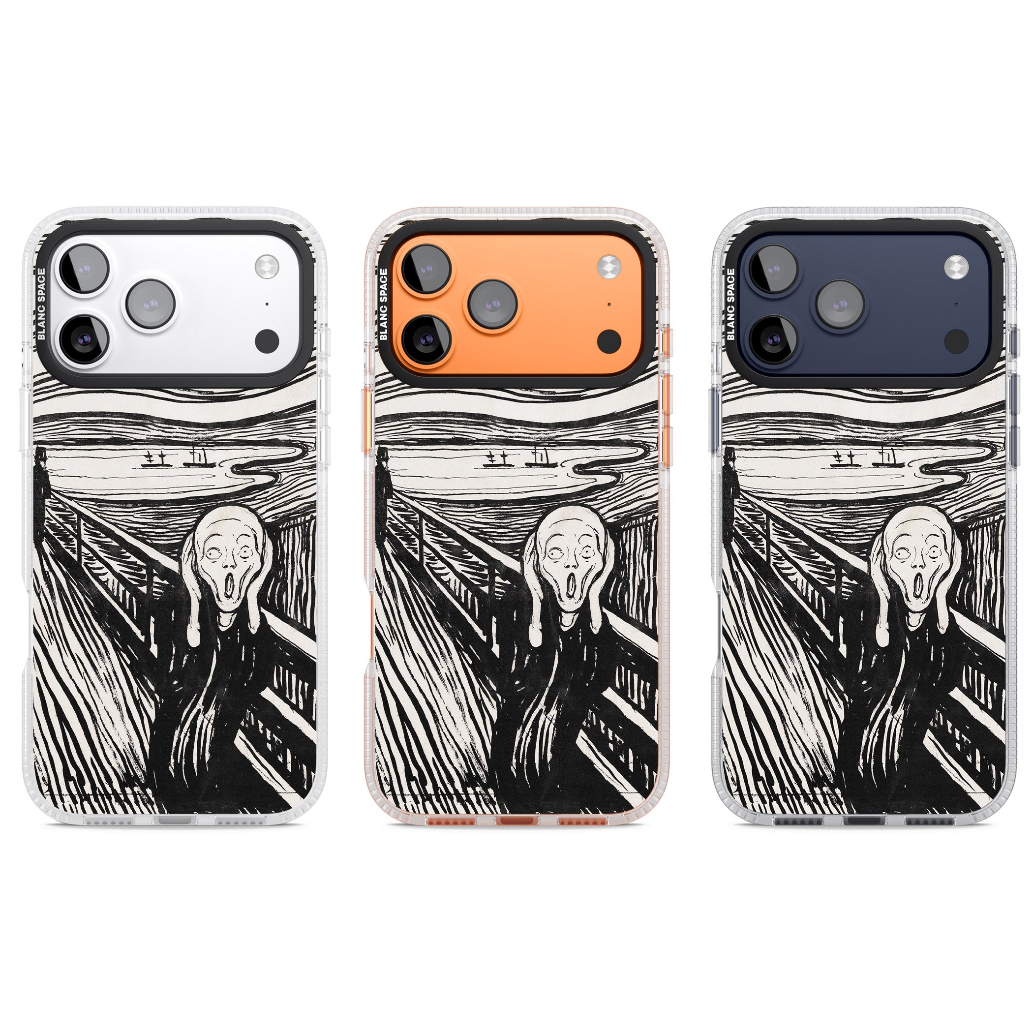 The Scream iPhone 17 Pro Impact Air Clear Phone Case APT Impact Protection