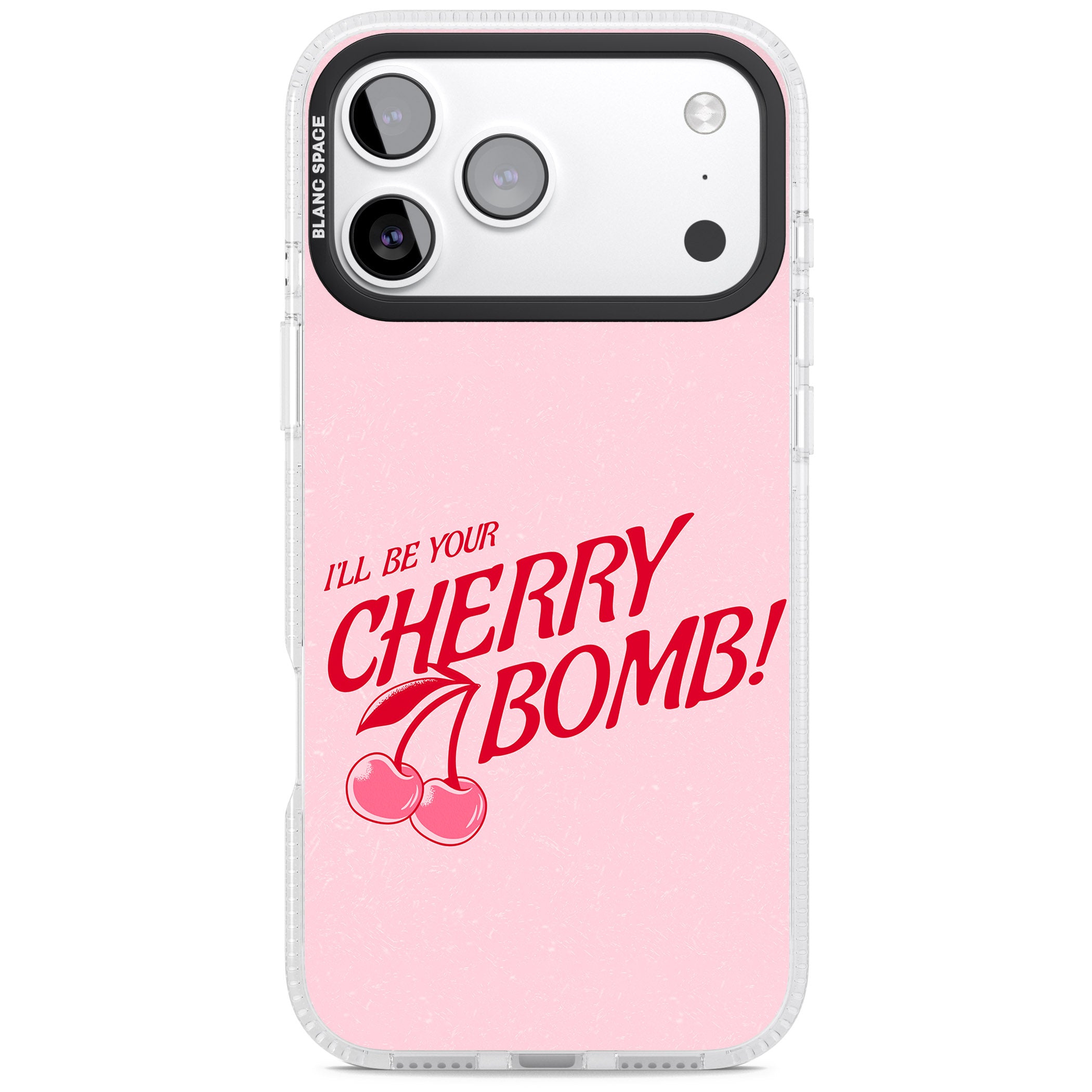 Your Cherry Bomb iPhone 17 Pro Impact Air Clear Phone Case