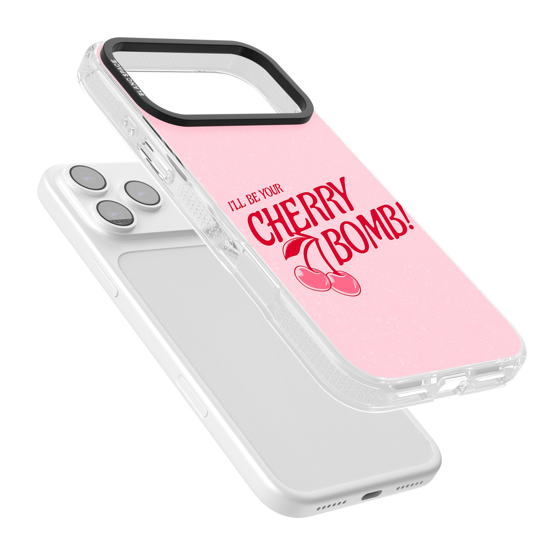 Your Cherry Bomb iPhone 17 Pro Impact Air Clear Phone Case Colours
