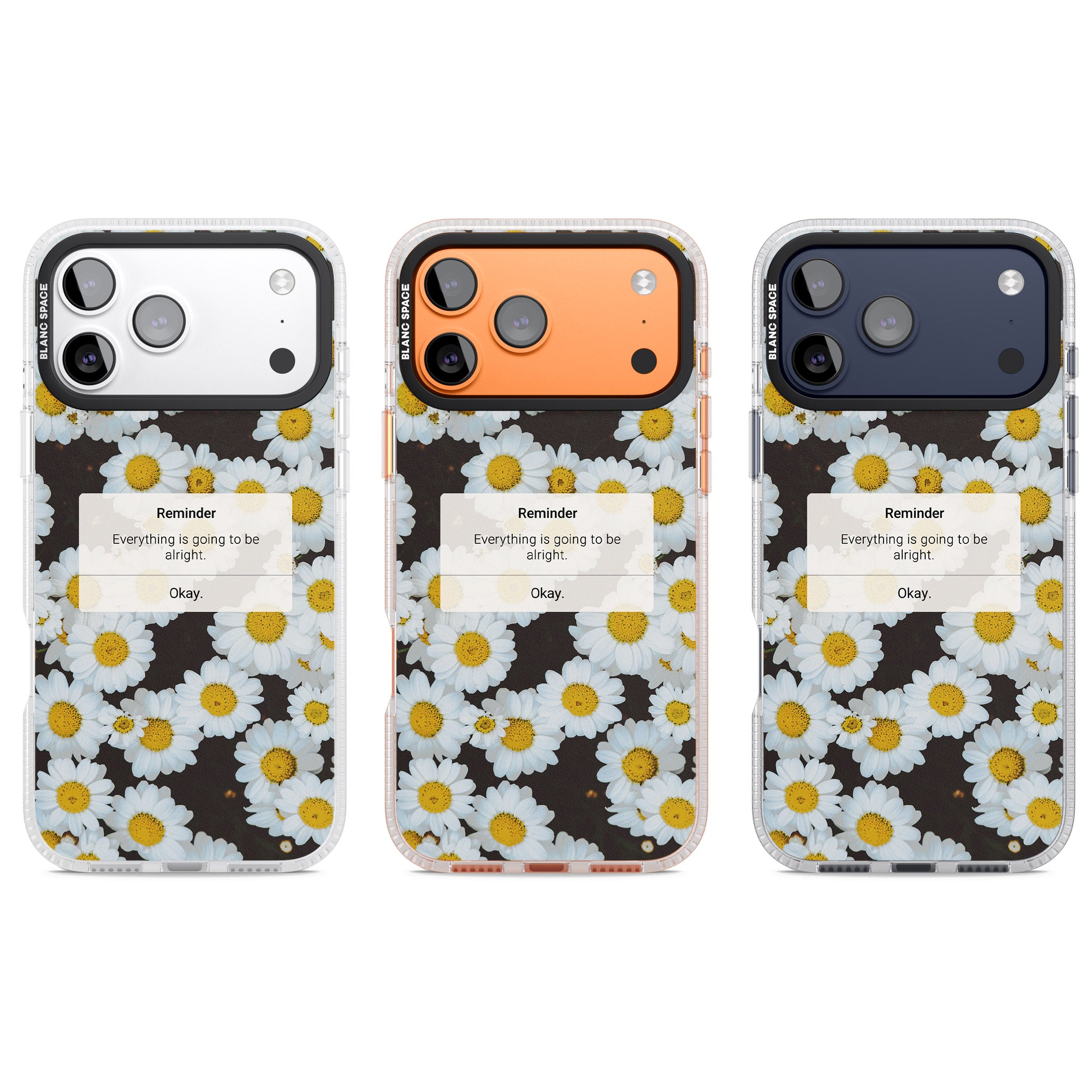 Daisy Reminder iPhone 17 Pro Impact Air Clear Phone Case APT Impact Protection