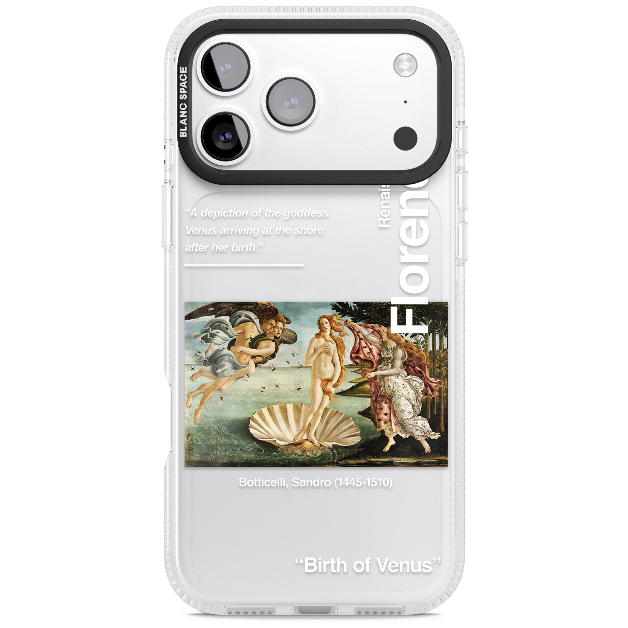 Birth Of Venus iPhone 17 Pro Impact Air Clear Phone Case