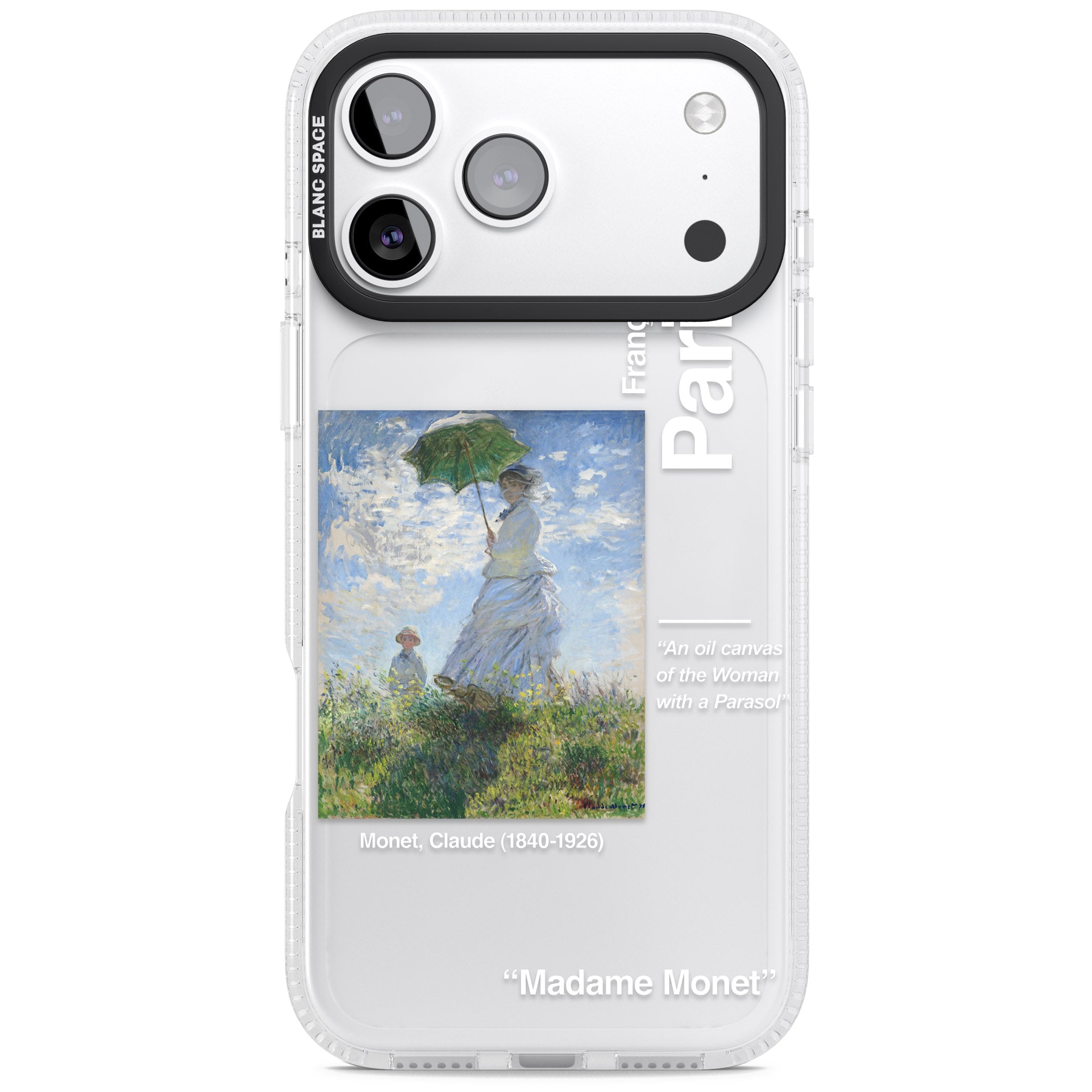 Madame Monet And Her Son iPhone 17 Pro Impact Air Clear Phone Case