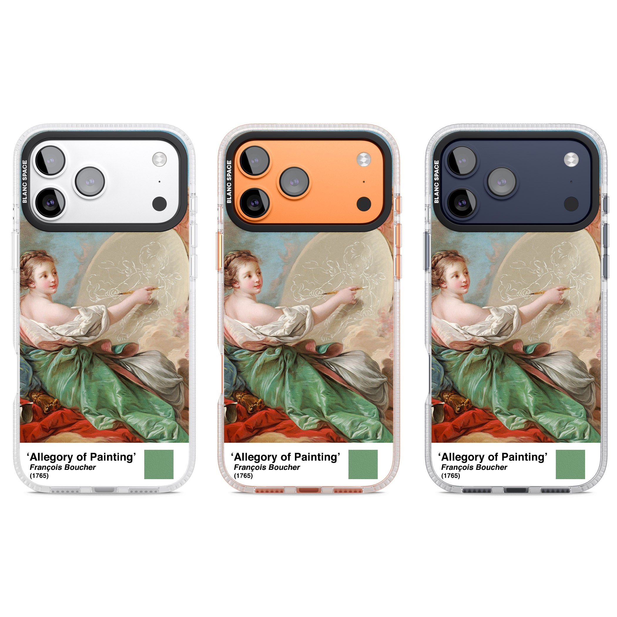 Allegory Of Painting iPhone 17 Pro Impact Air Clear Phone Case APT Impact Protection