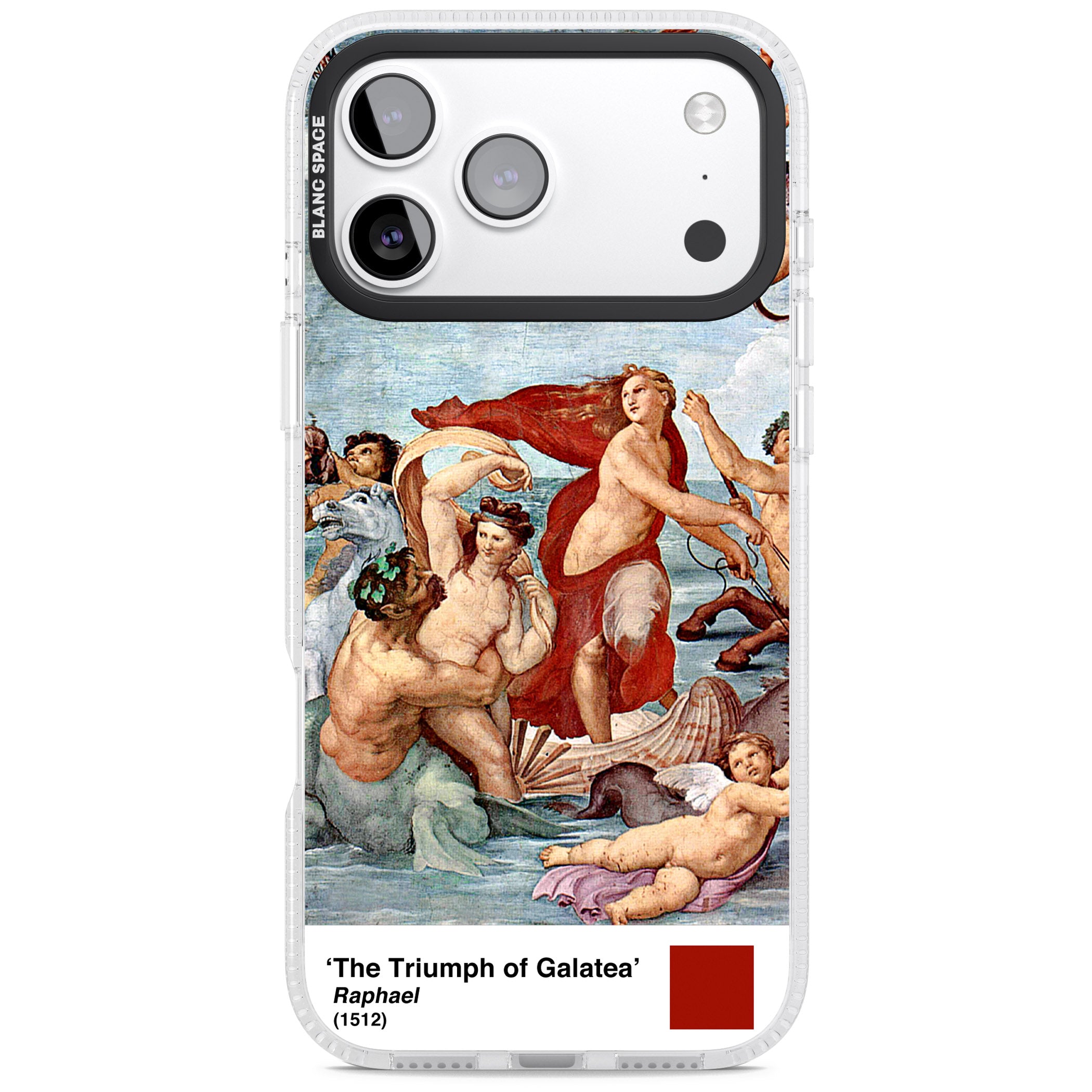 The Triumph Of Galatea iPhone 17 Pro Impact Air Clear Phone Case