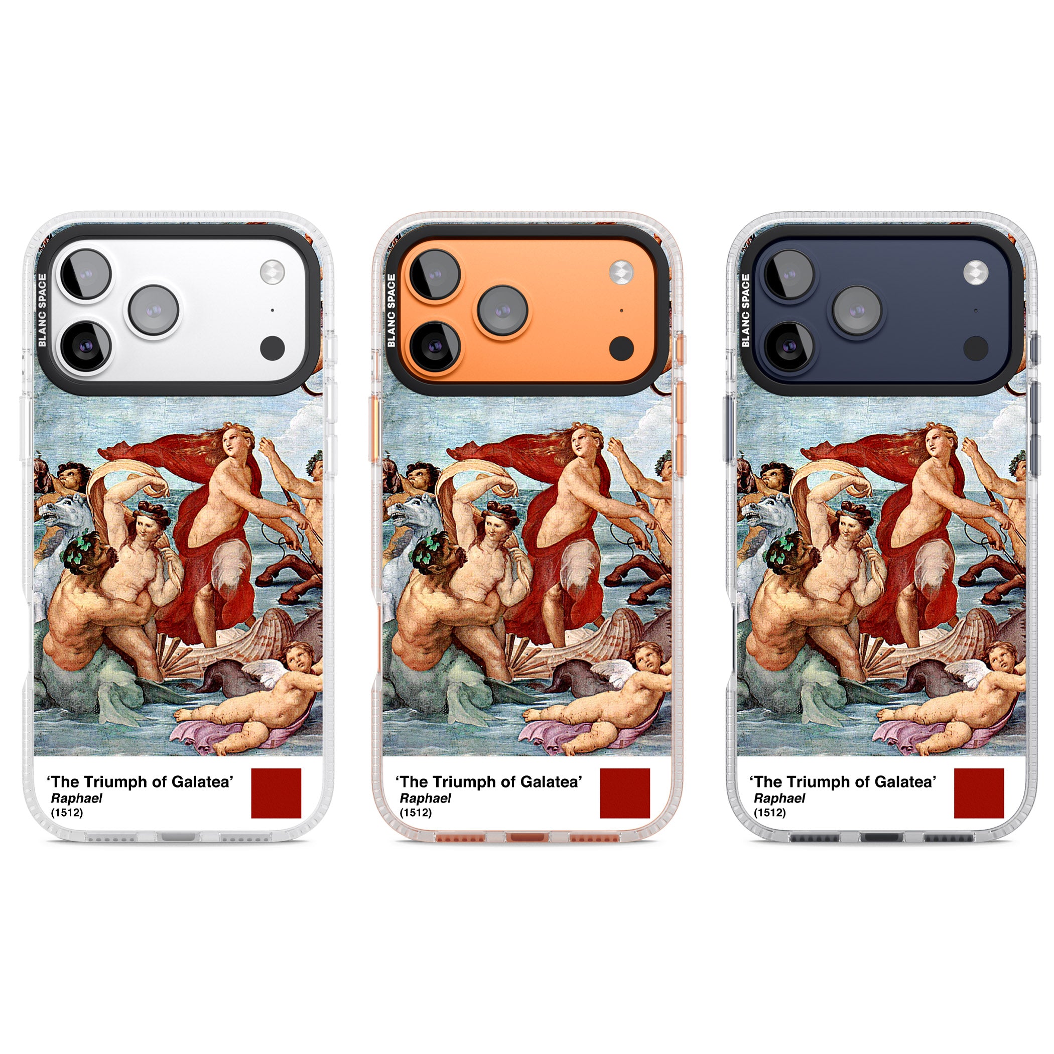 The Triumph Of Galatea iPhone 17 Pro Impact Air Clear Phone Case APT Impact Protection