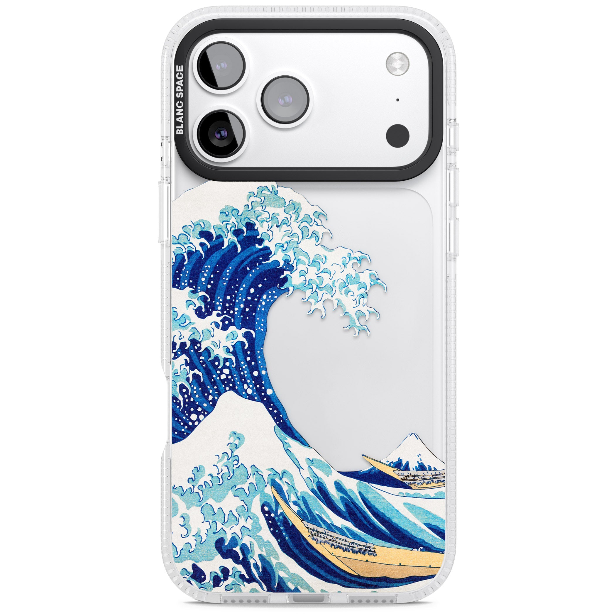 The Great Wave Of Kanagawa iPhone 17 Pro Impact Air Clear Phone Case