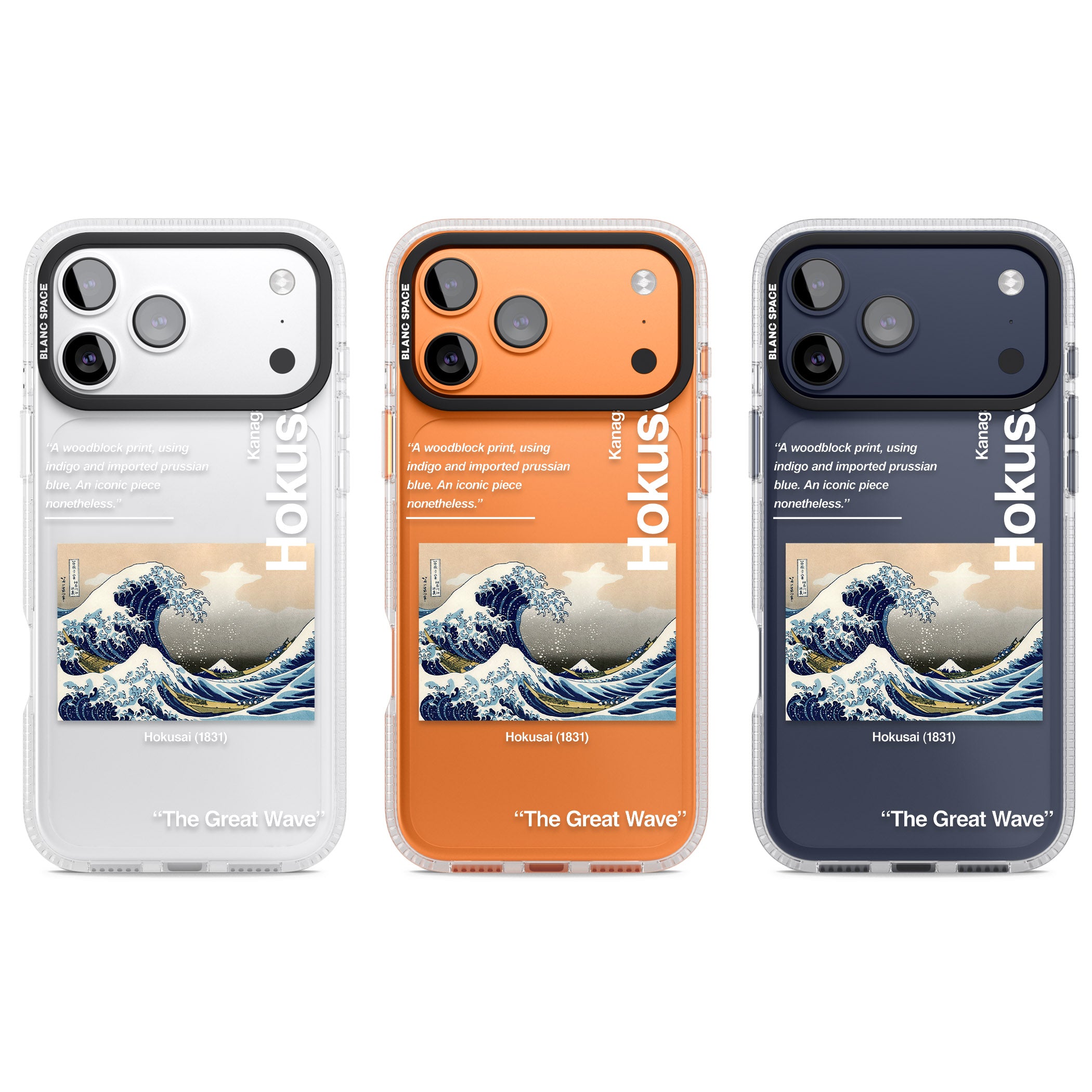 The Great Wave iPhone 17 Pro Impact Air Clear Phone Case APT Impact Protection