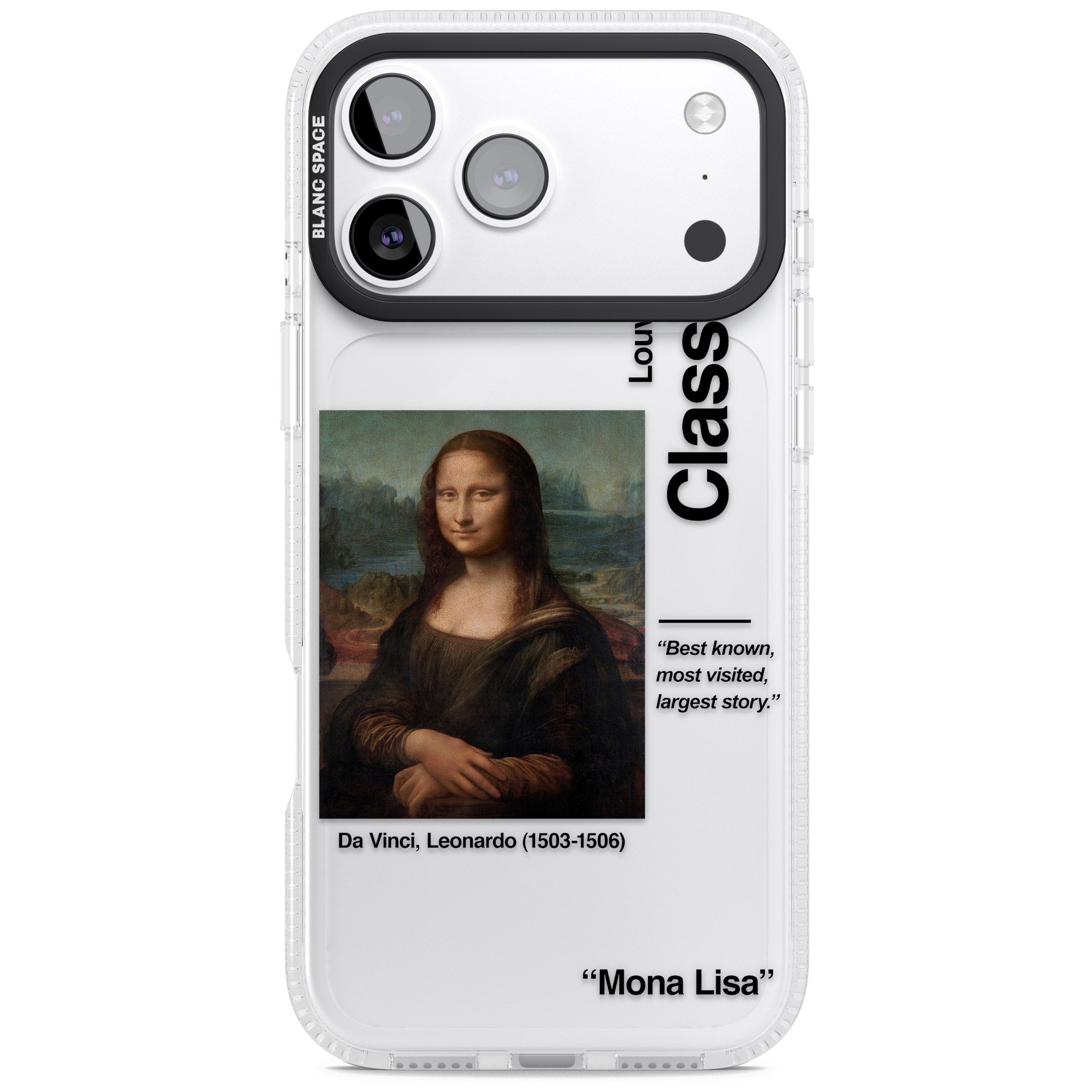 Mona Lisa Leonardo Da Vinci iPhone 17 Pro Impact Air Clear Phone Case