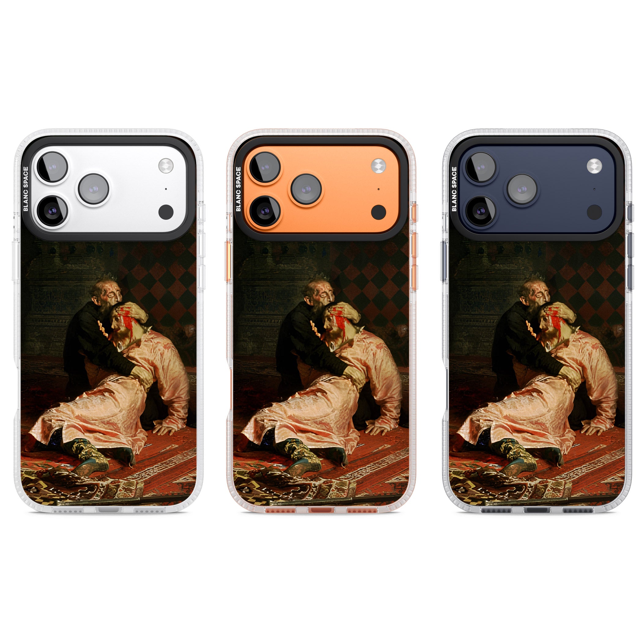 Ivan The Terrible & His Son iPhone 17 Pro Impact Air Clear Phone Case APT Impact Protection