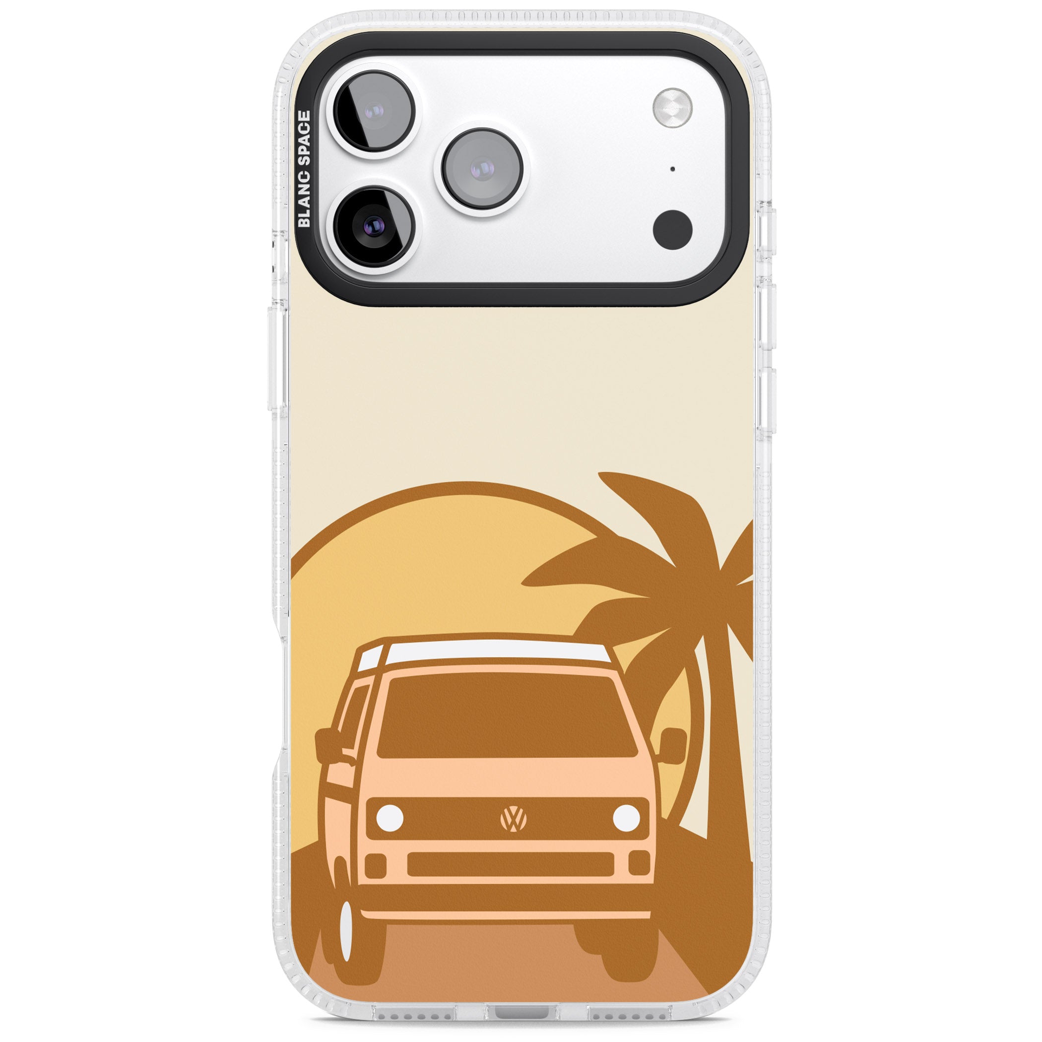 Sunset Van iPhone 17 Pro Impact Air Clear Phone Case