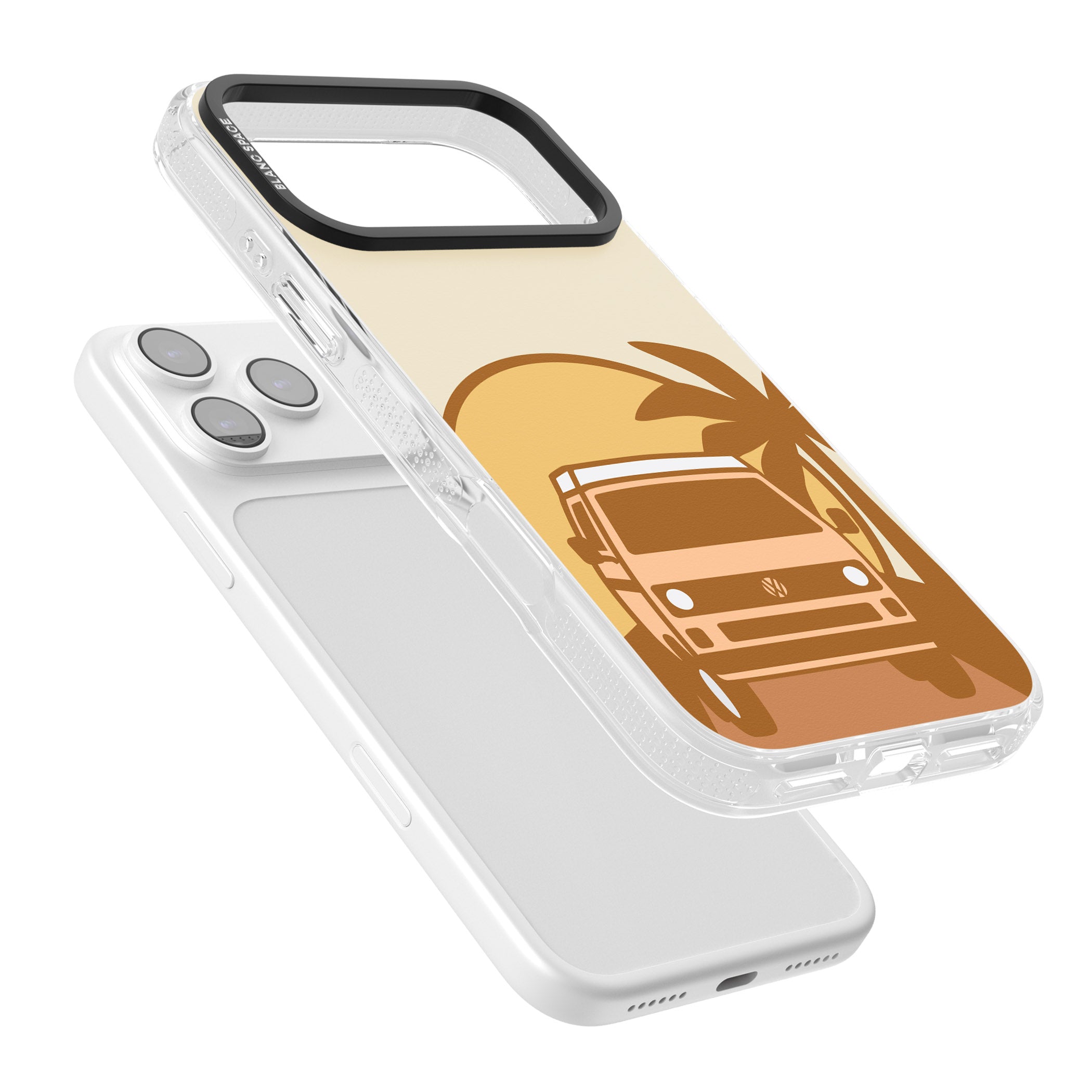 Sunset Van iPhone 17 Pro Impact Air Clear Phone Case Colours