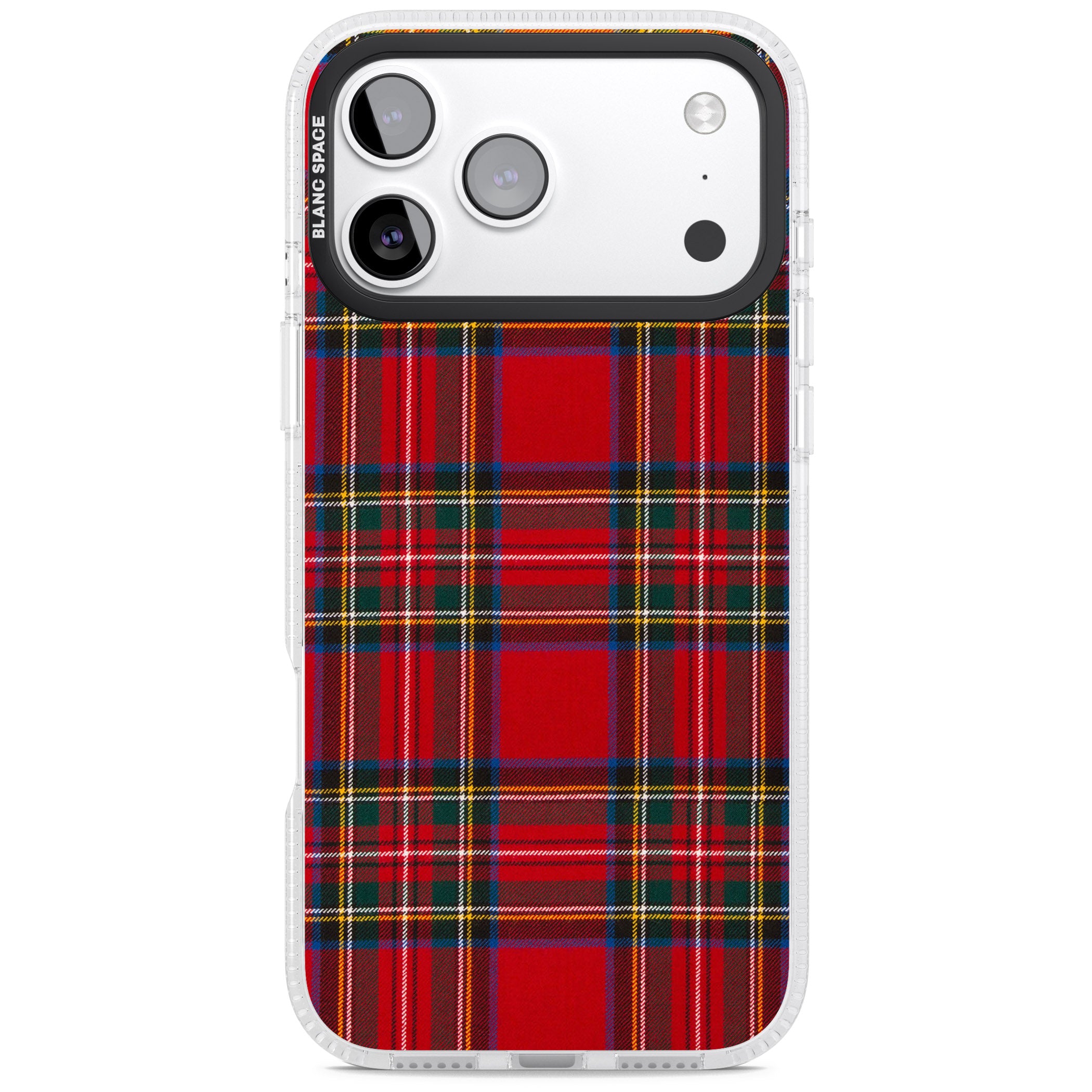 Royal Stewart Tartan iPhone 17 Pro Impact Air Clear Phone Case