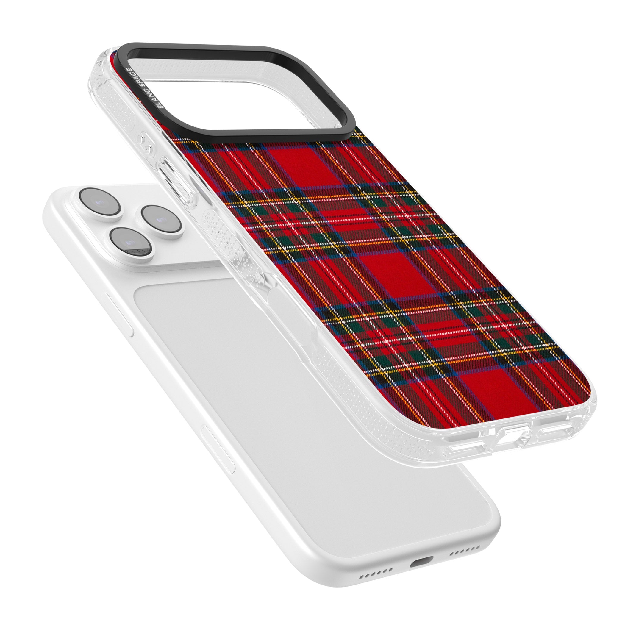 Royal Stewart Tartan iPhone 17 Pro Impact Air Clear Phone Case Colours