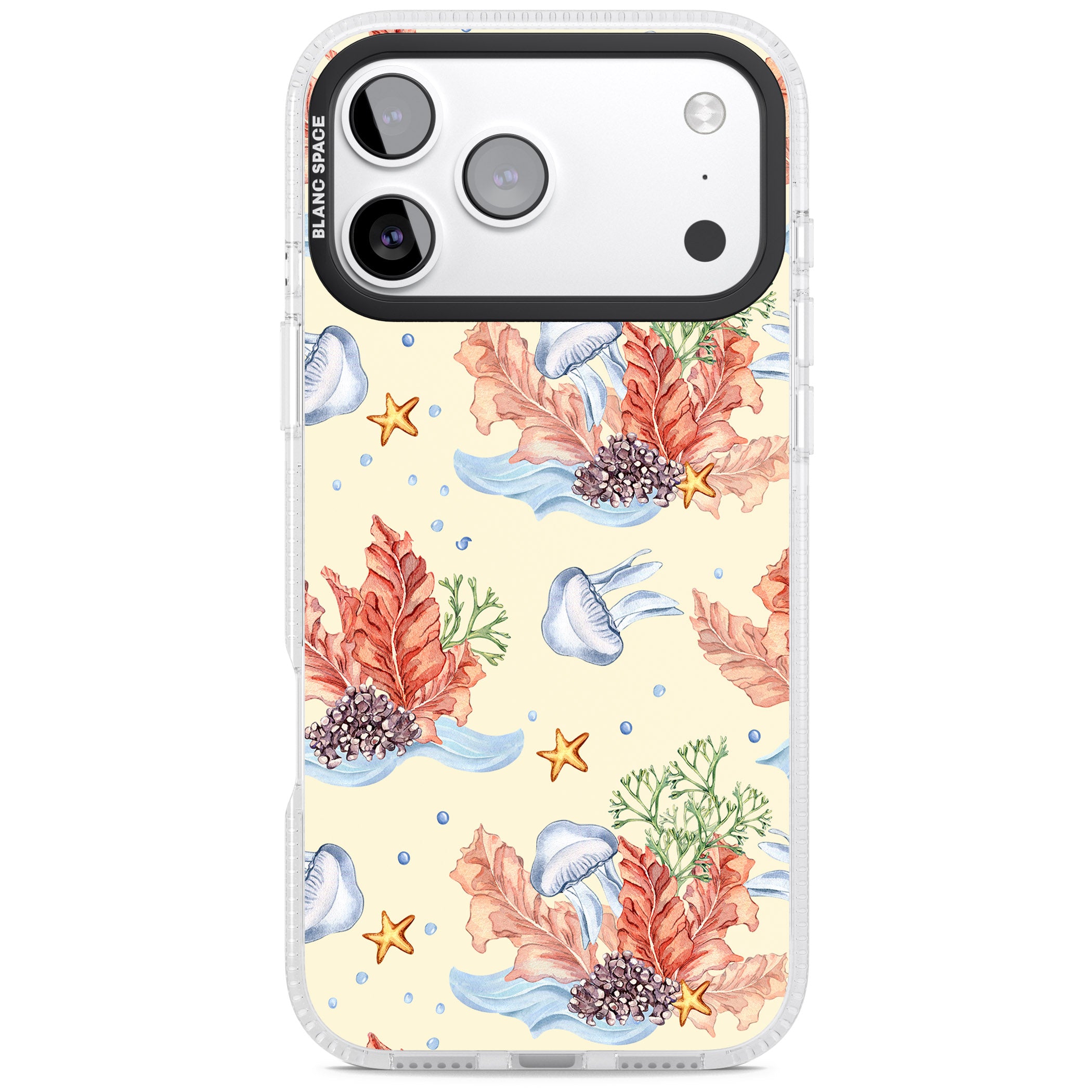 Coral Reef iPhone 17 Pro Impact Air Clear Phone Case