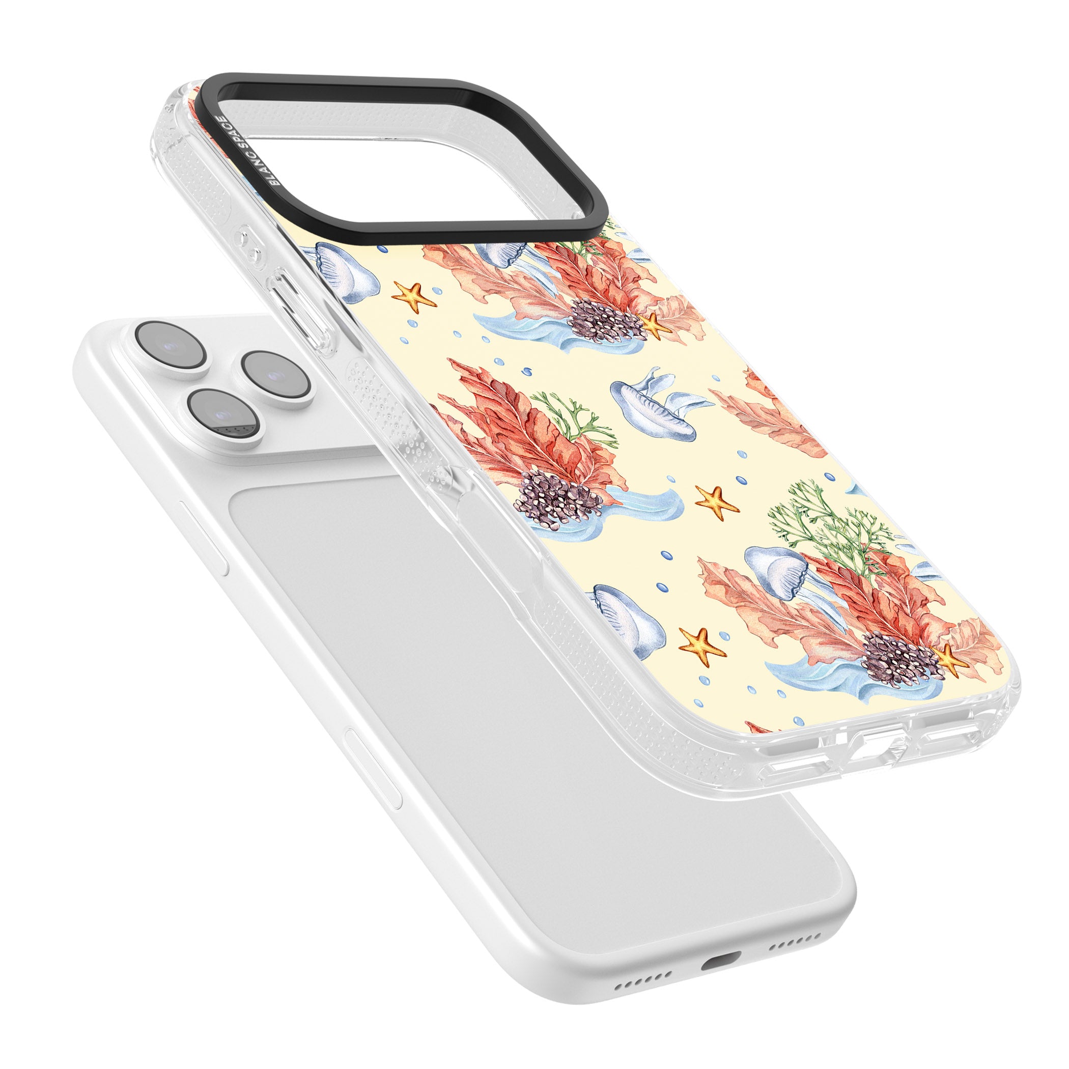 Coral Reef iPhone 17 Pro Impact Air Clear Phone Case Colours