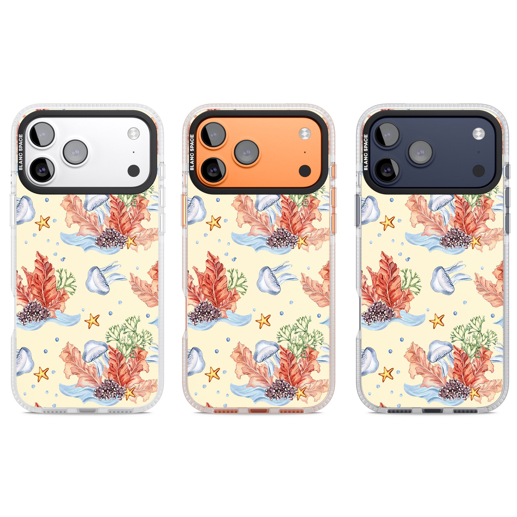 Coral Reef iPhone 17 Pro Impact Air Clear Phone Case APT Impact Protection