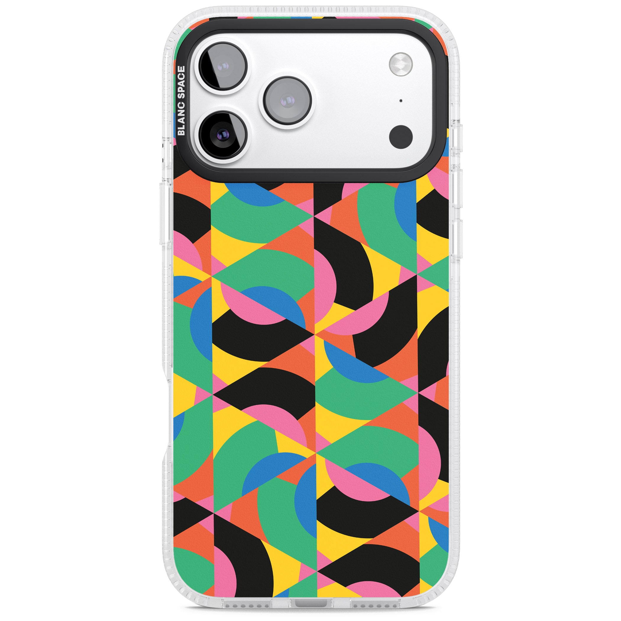 Abstract Carnival iPhone 17 Pro Impact Air Clear Phone Case