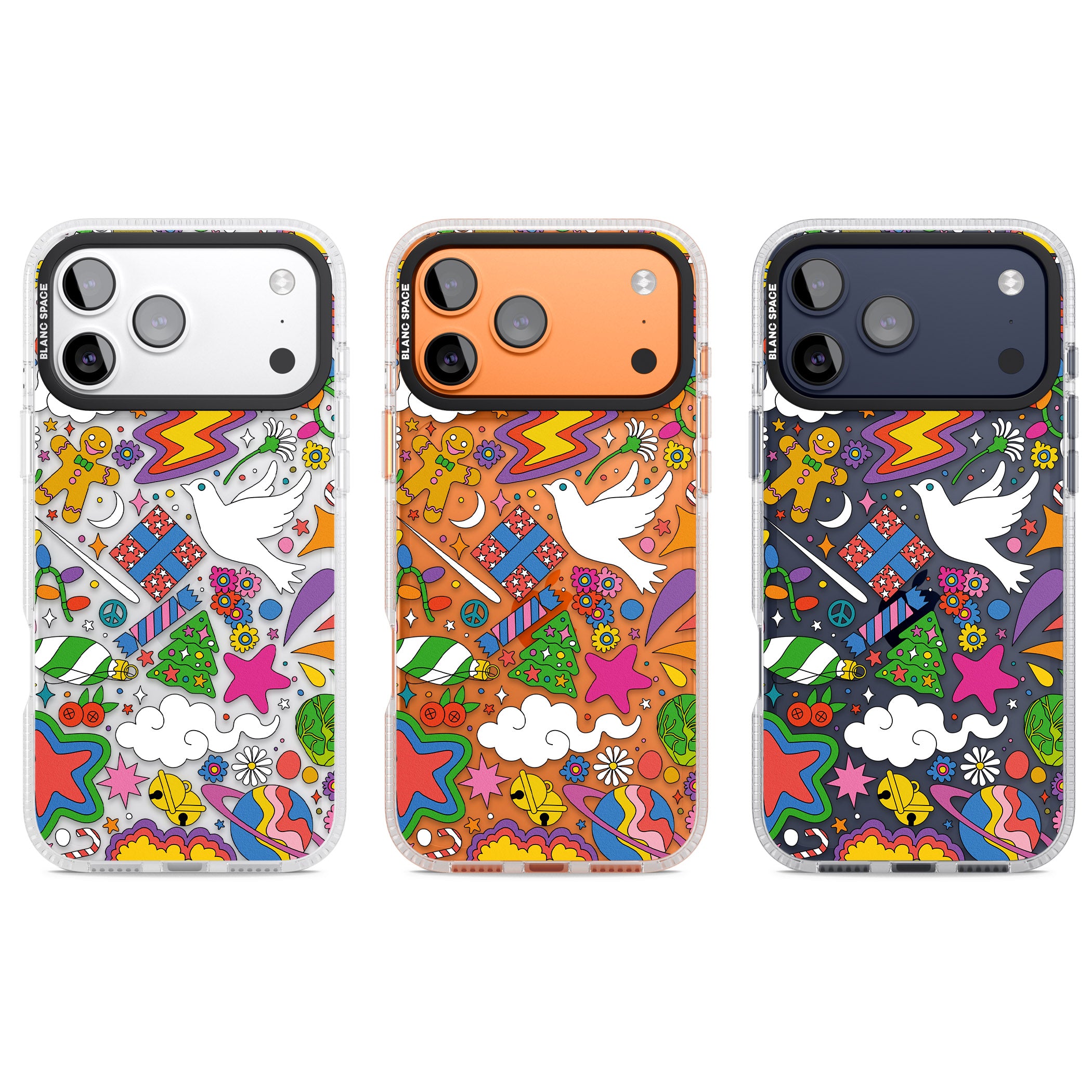 Whimsical Wonderland iPhone 17 Pro Impact Air Clear Phone Case APT Impact Protection