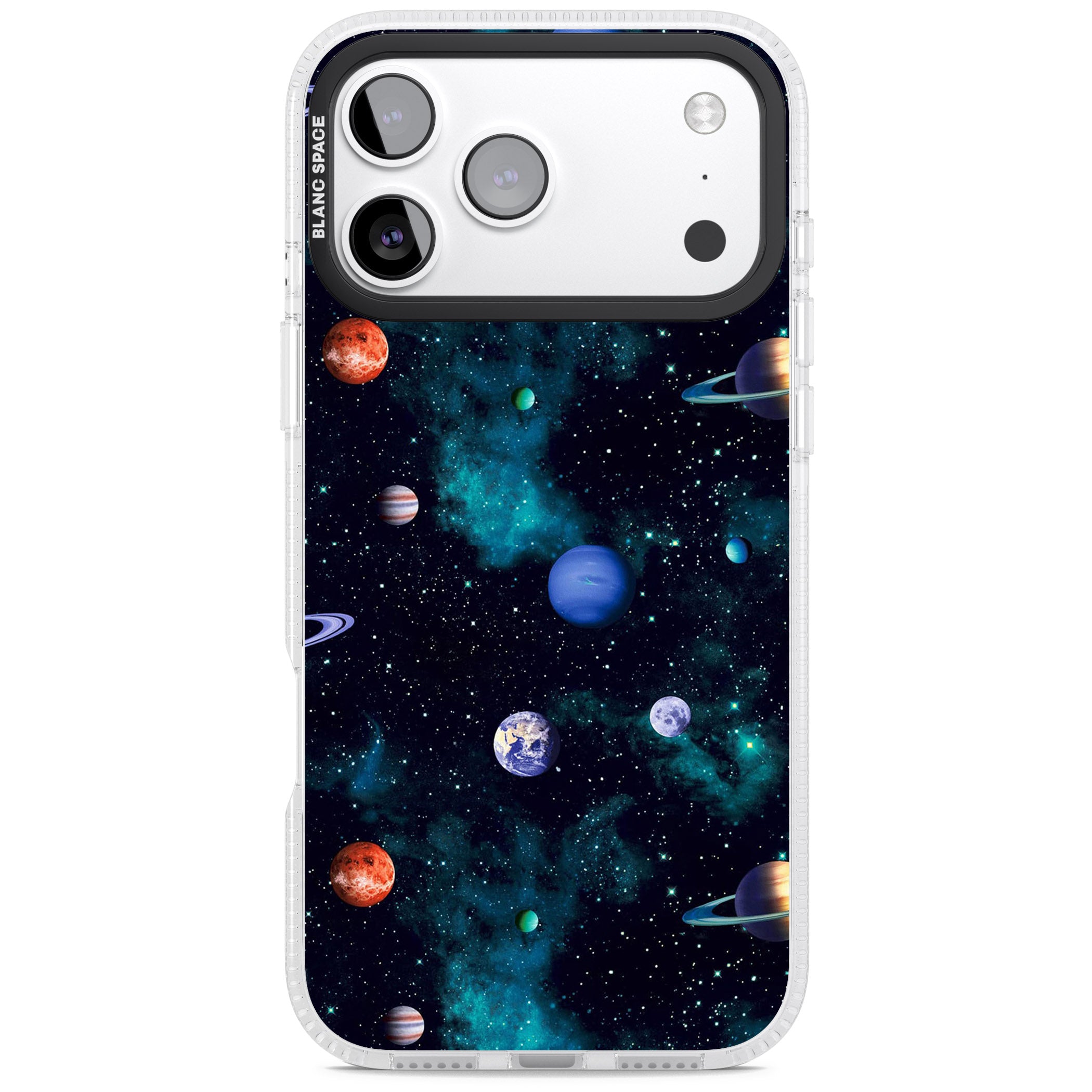 Deep Space iPhone 17 Pro Impact Air Clear Phone Case