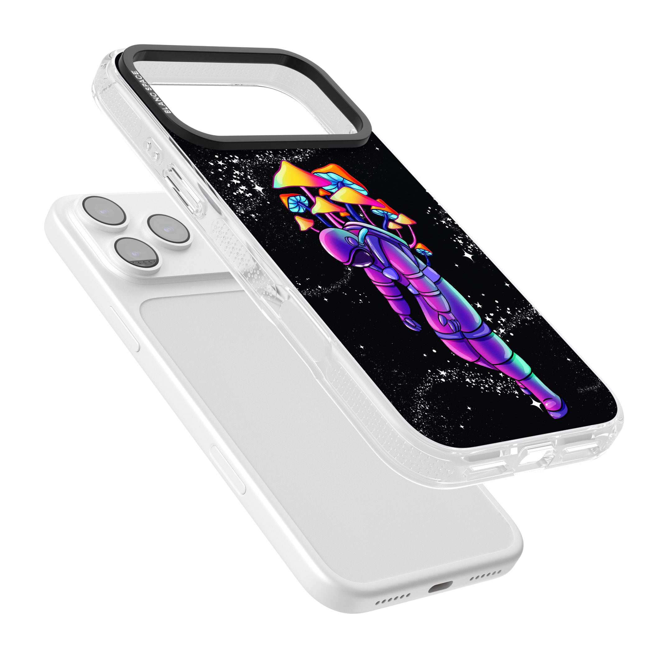 Space Mutation iPhone 17 Pro Impact Air Clear Phone Case Colours
