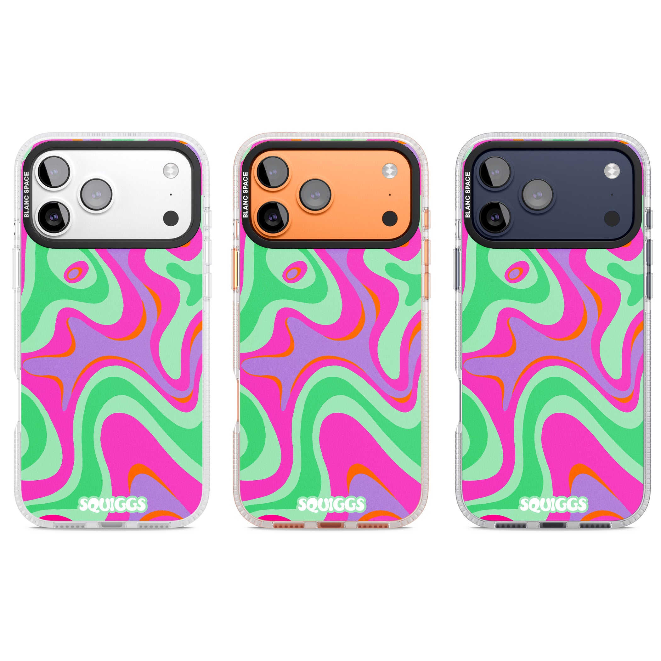 Pink Lava iPhone 17 Pro Impact Air Clear Phone Case APT Impact Protection