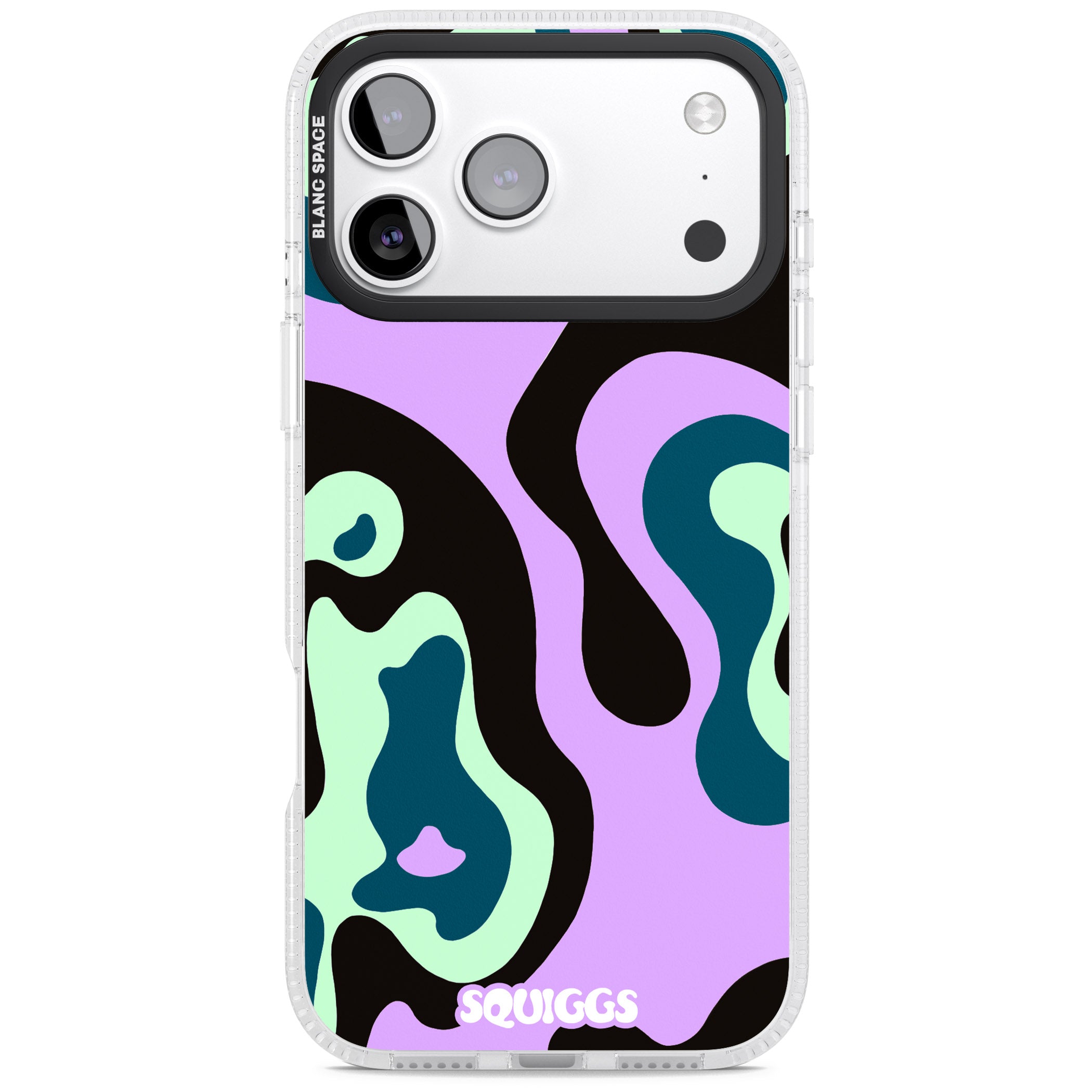 Purple River iPhone 17 Pro Impact Air Clear Phone Case