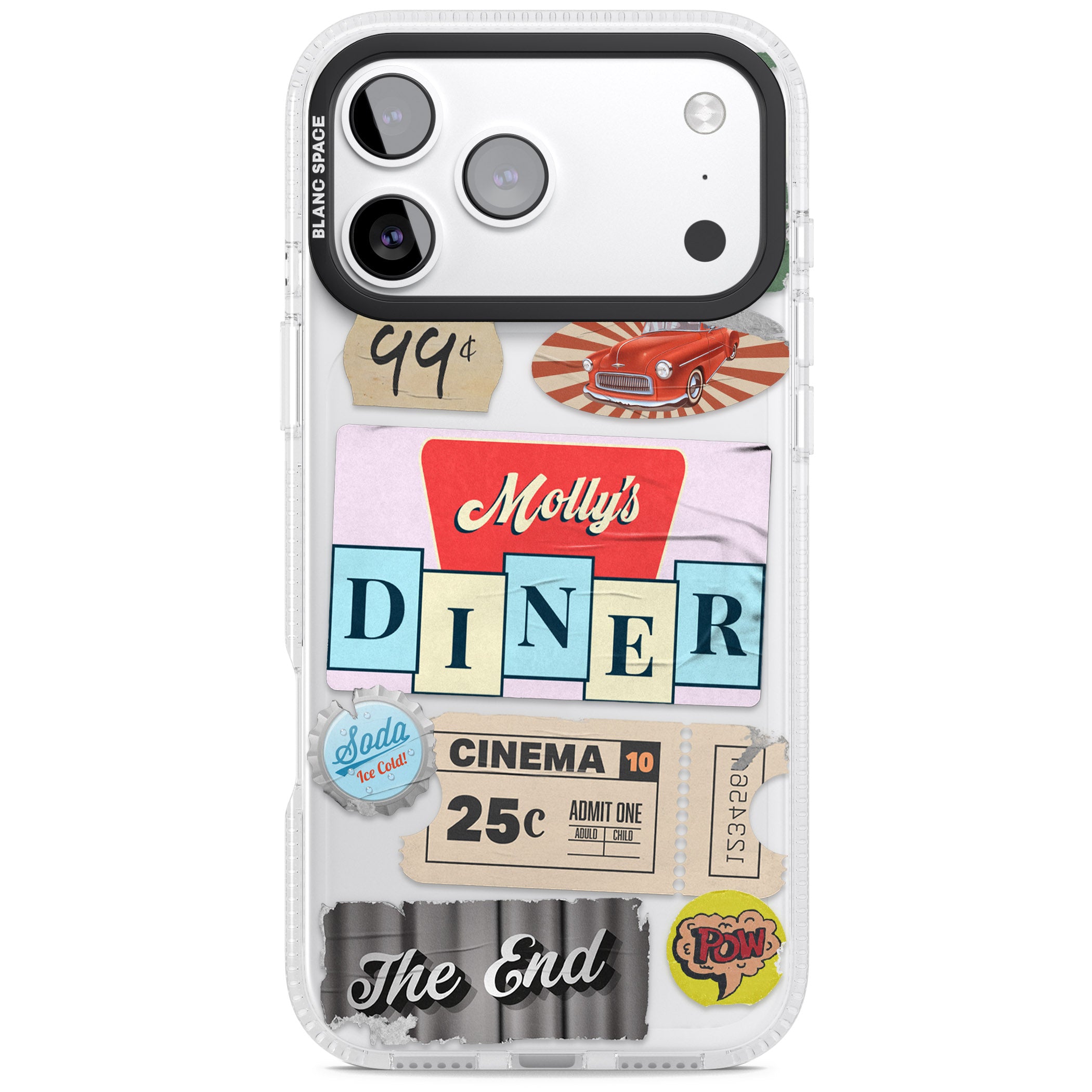 Nifty Fifties Swing iPhone 17 Pro Impact Air Clear Phone Case
