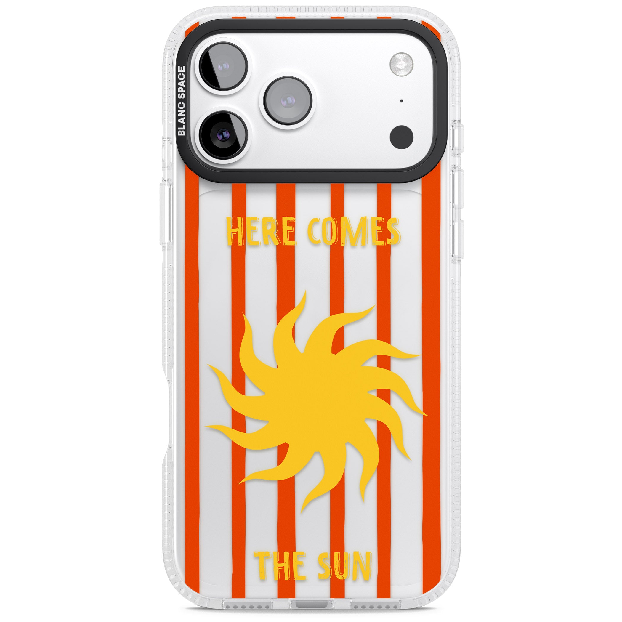 Here Comes The Sun iPhone 17 Pro Impact Air Clear Phone Case