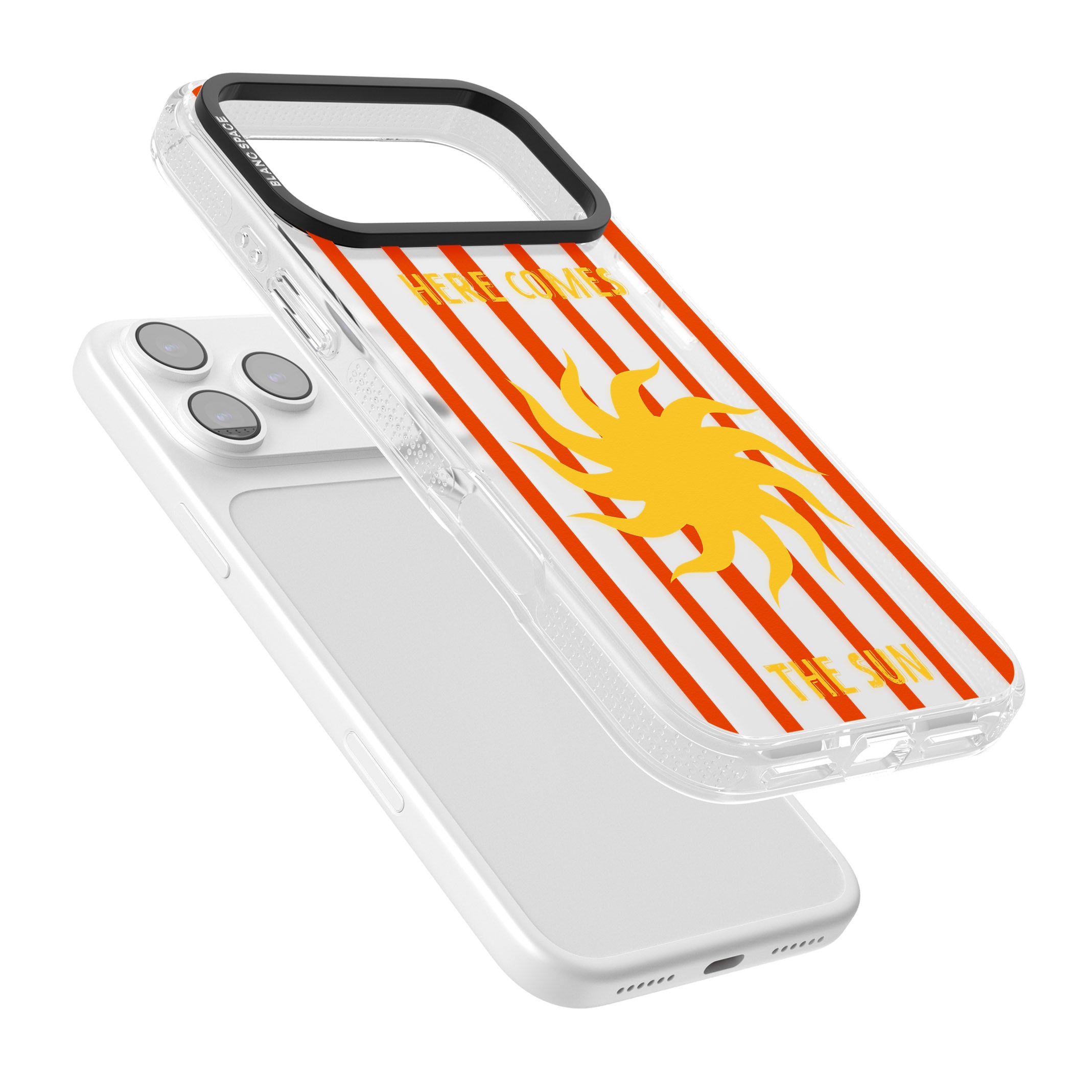 Here Comes The Sun iPhone 17 Pro Impact Air Clear Phone Case Colours