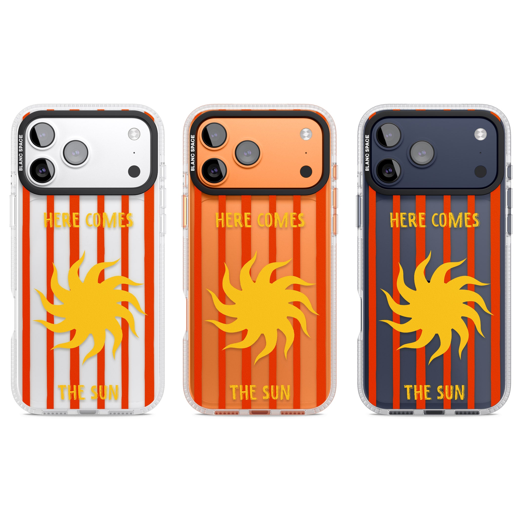 Here Comes The Sun iPhone 17 Pro Impact Air Clear Phone Case APT Impact Protection