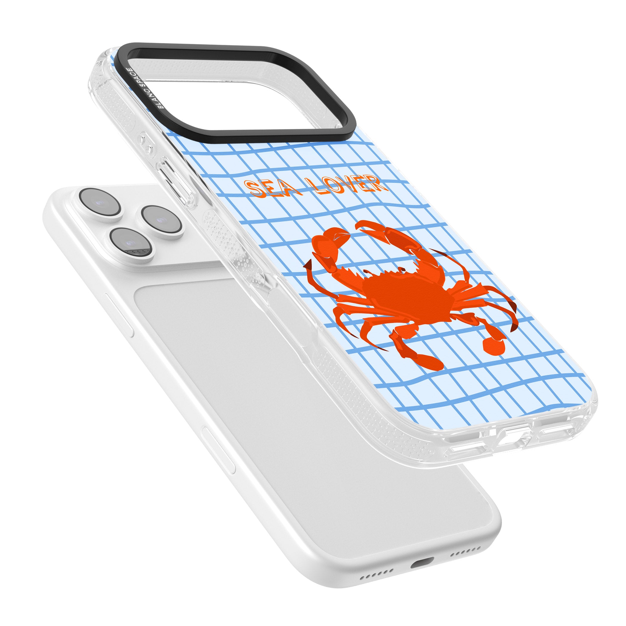 Sea Lover iPhone 17 Pro Impact Air Clear Phone Case Colours