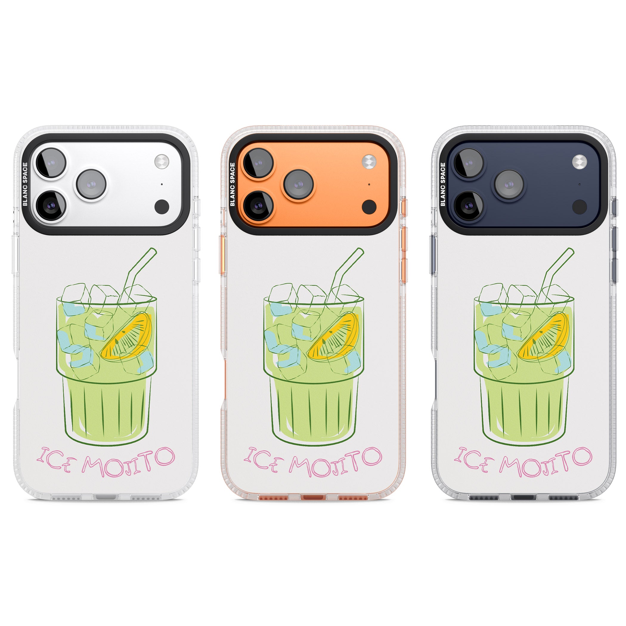 Ice Mojito iPhone 17 Pro Impact Air Clear Phone Case APT Impact Protection